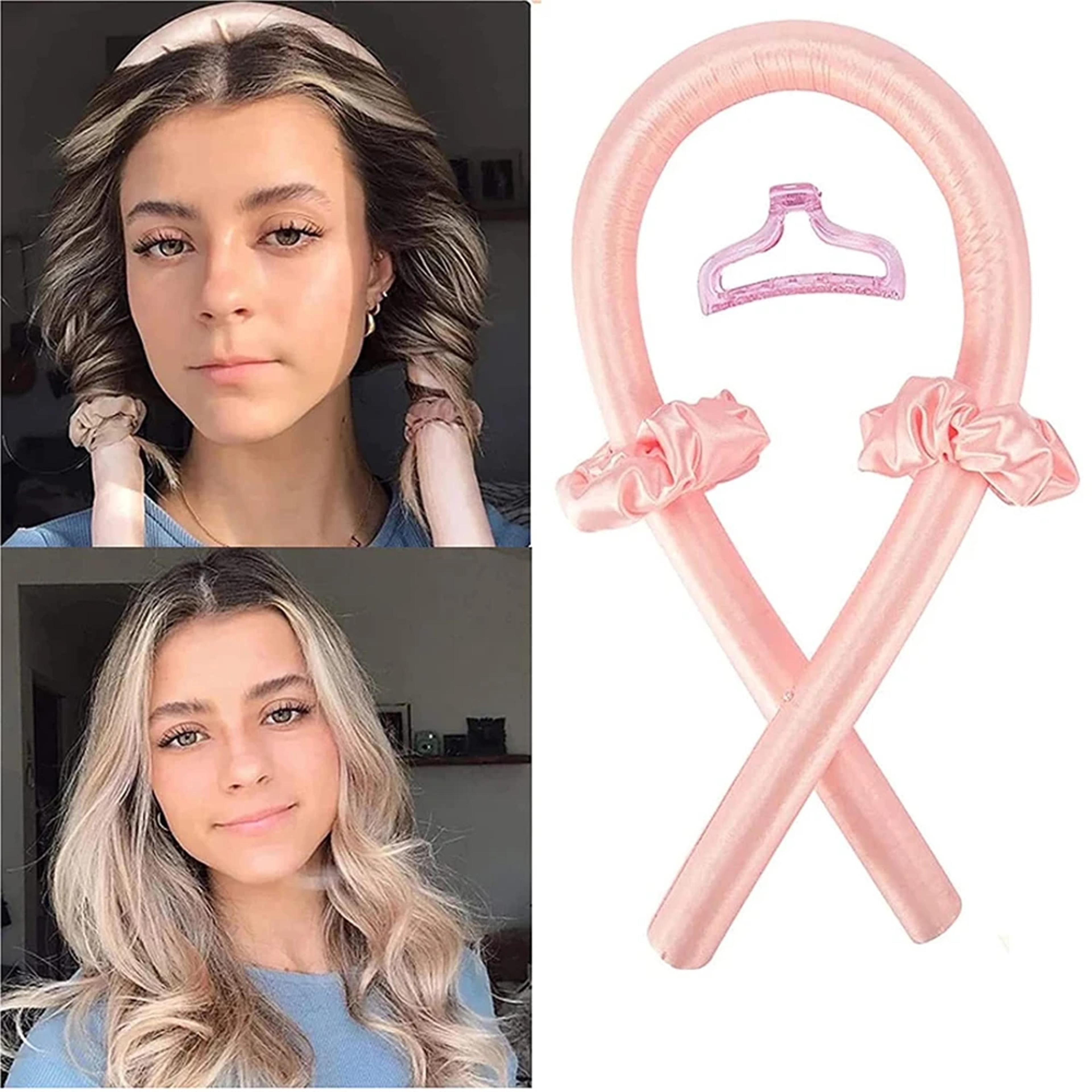 heatless curling rod headband – no heat silk curls for effortless, healthy curls overnight