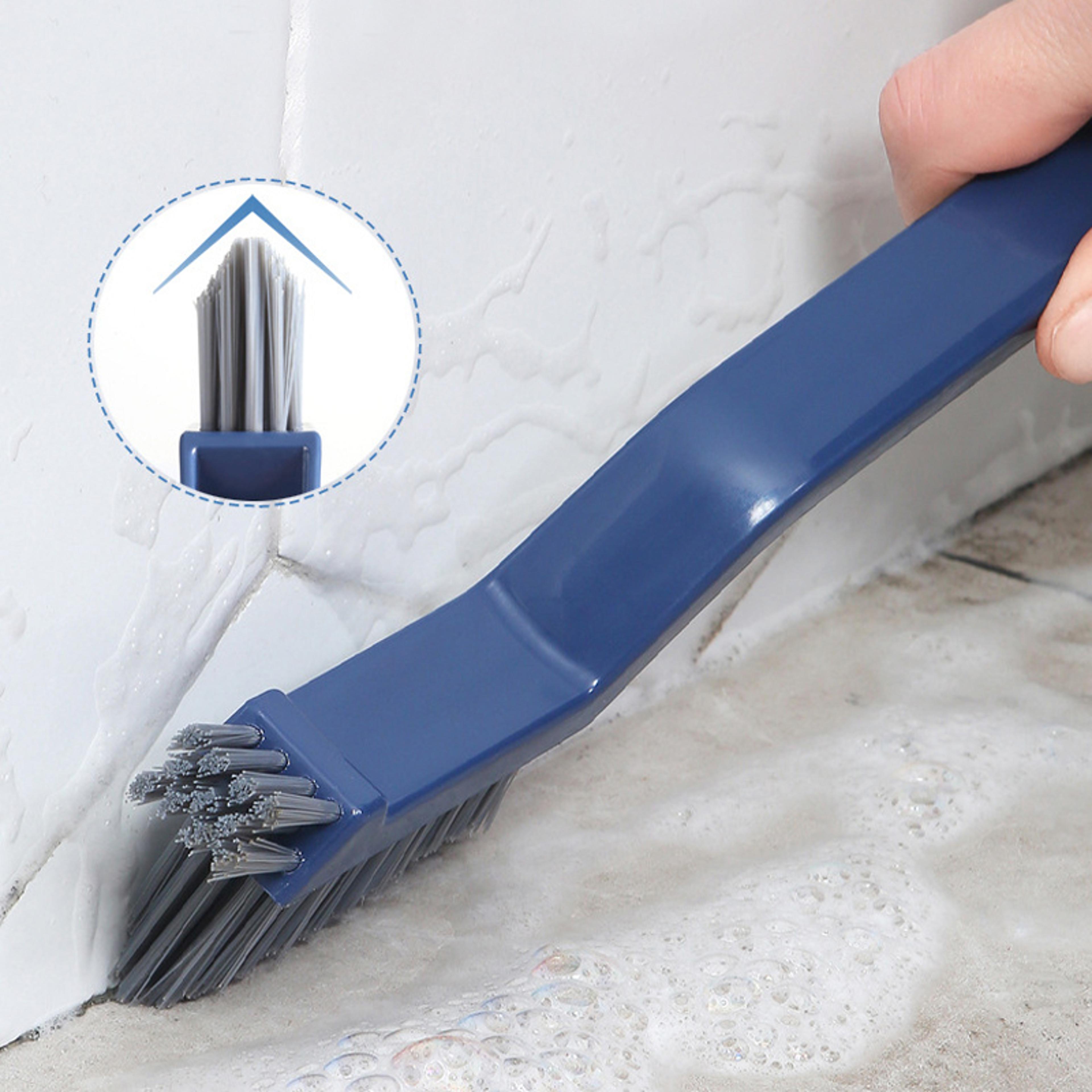 multipurpose cleaning brush for tile gaps, window grooves, & corners