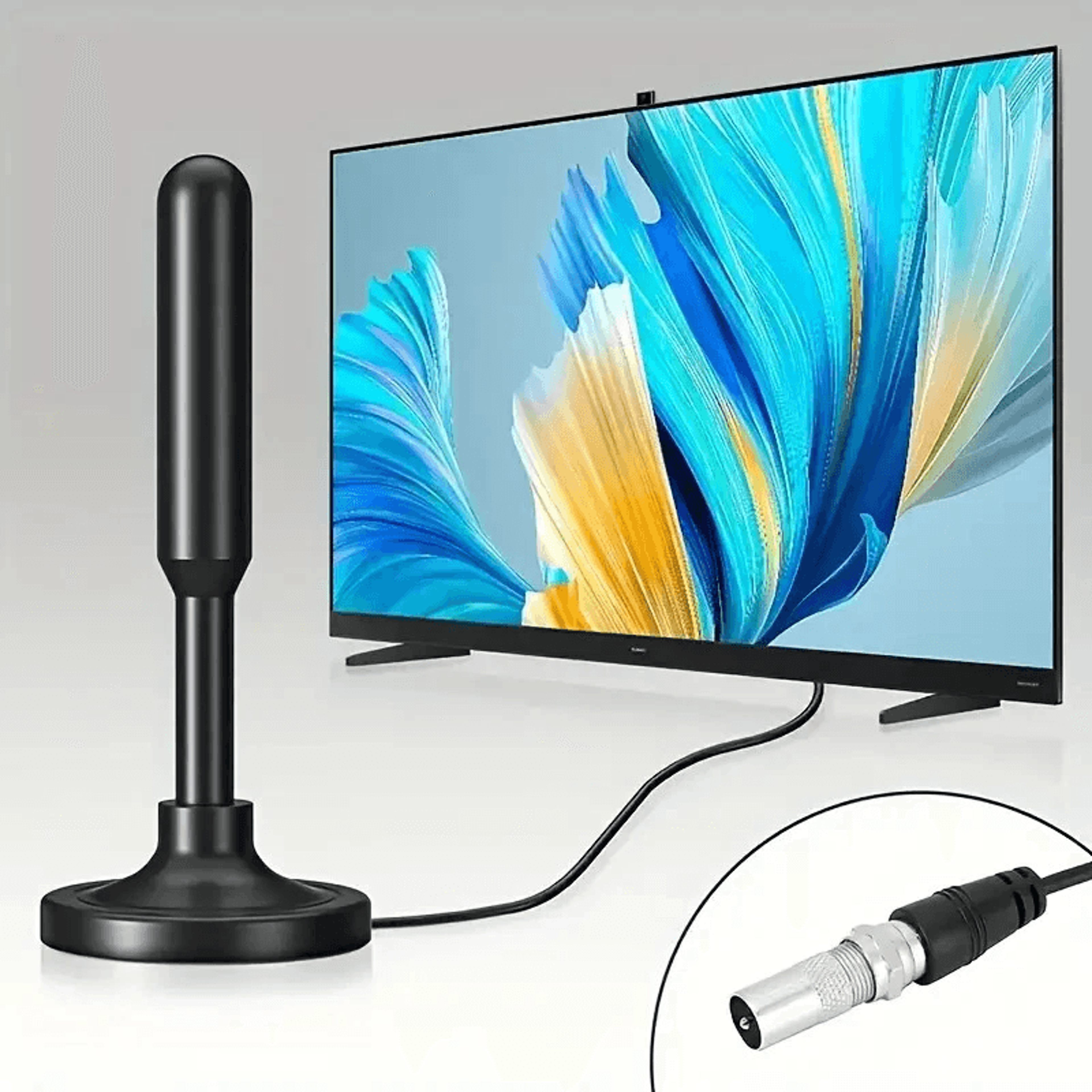 long range tv antenna - indoor digital hd antenna for 1080p & 4k