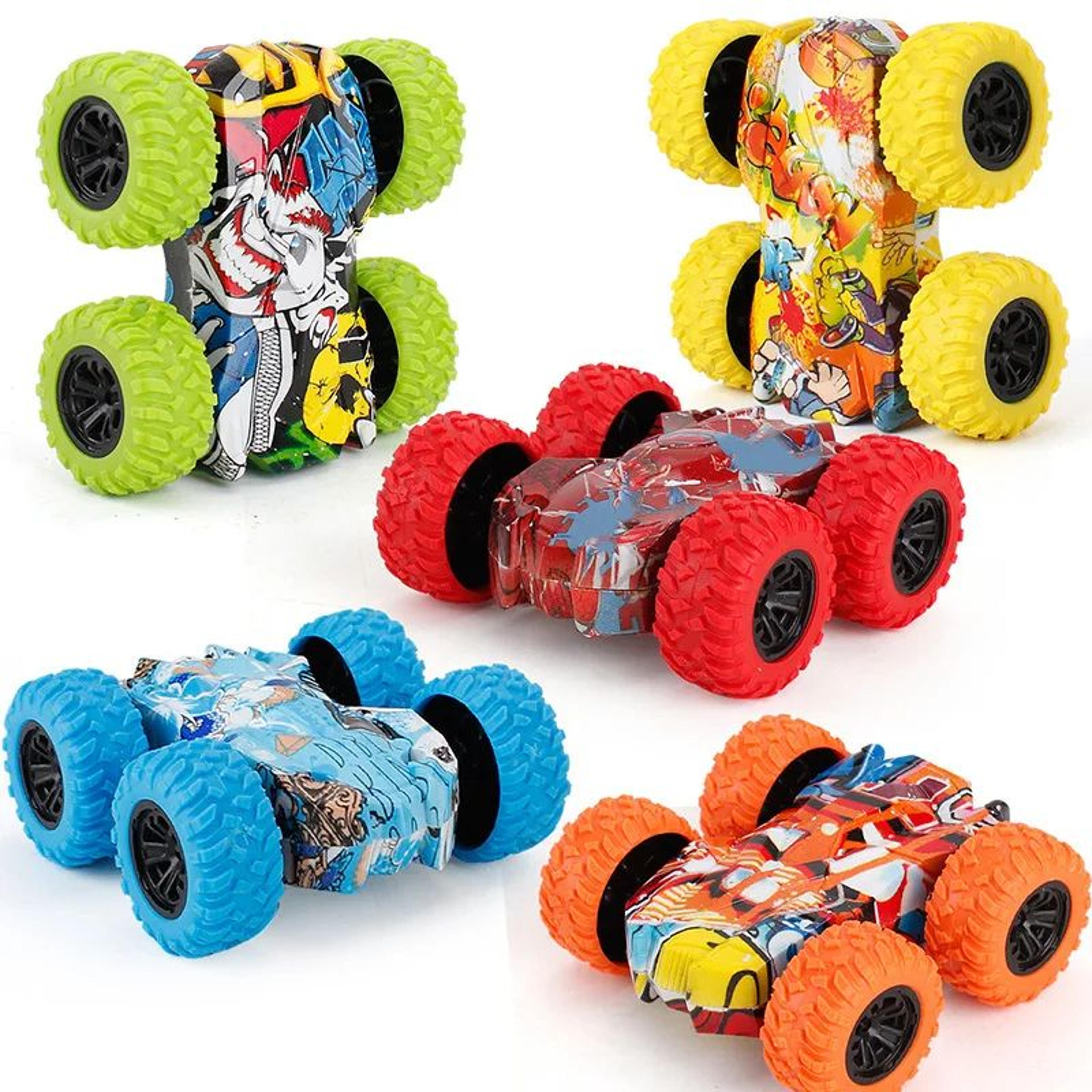 double sided children toy car inertial off road vehicle with anti collision safety for kids