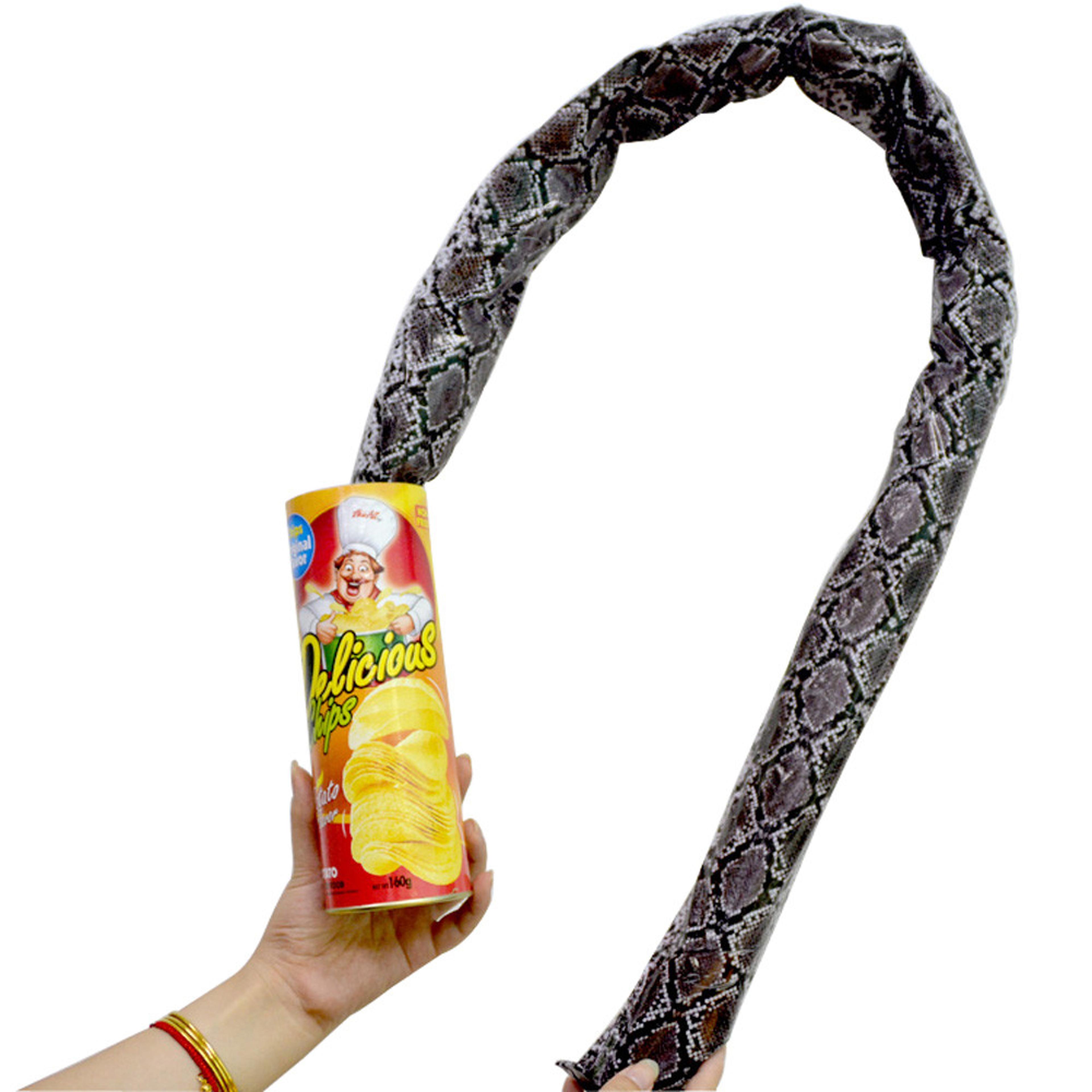 potato chip snake magic trick toy gag gift & party prank surprise