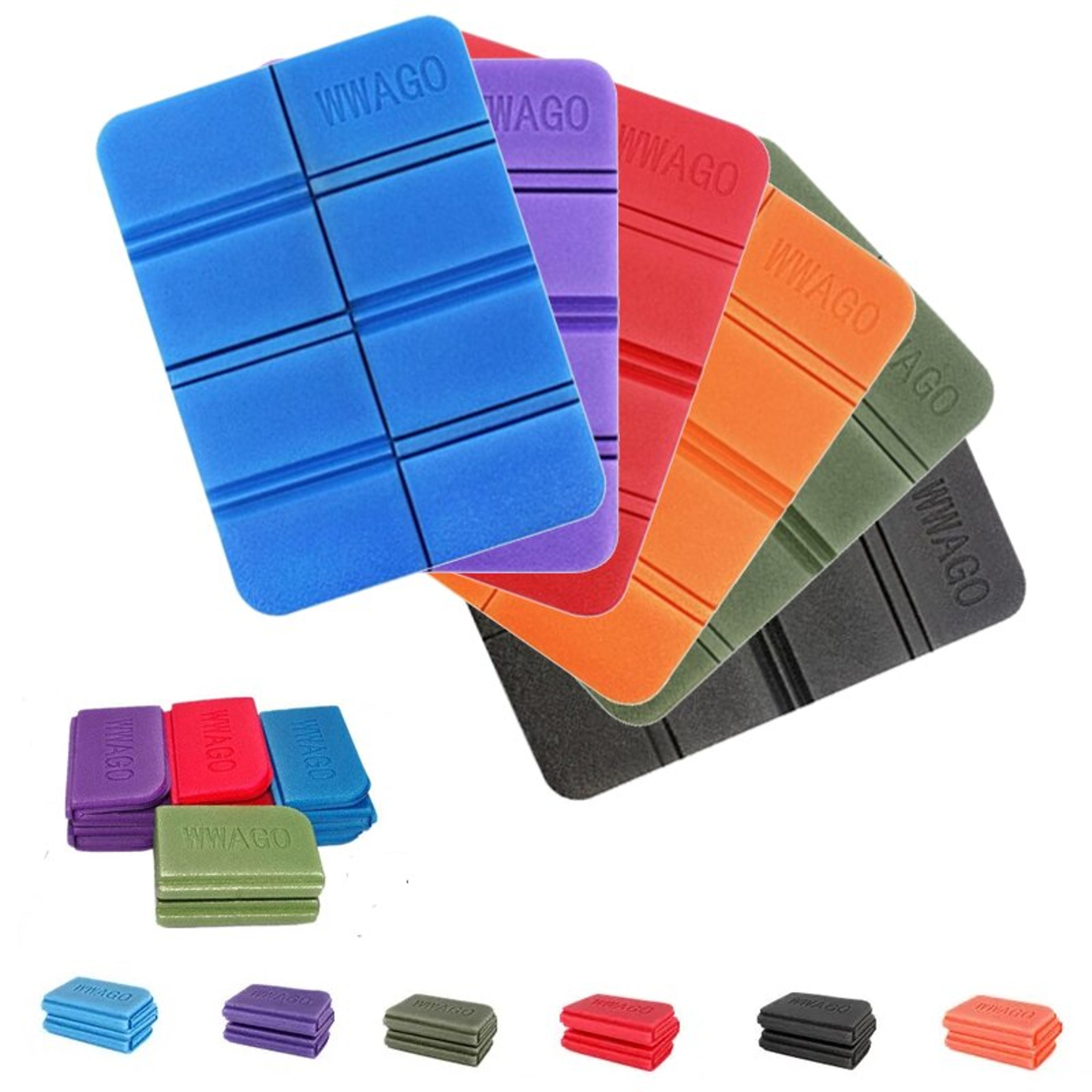 portable waterproof foam folding cushion mat for camping & beach moisture proof, compact & durable