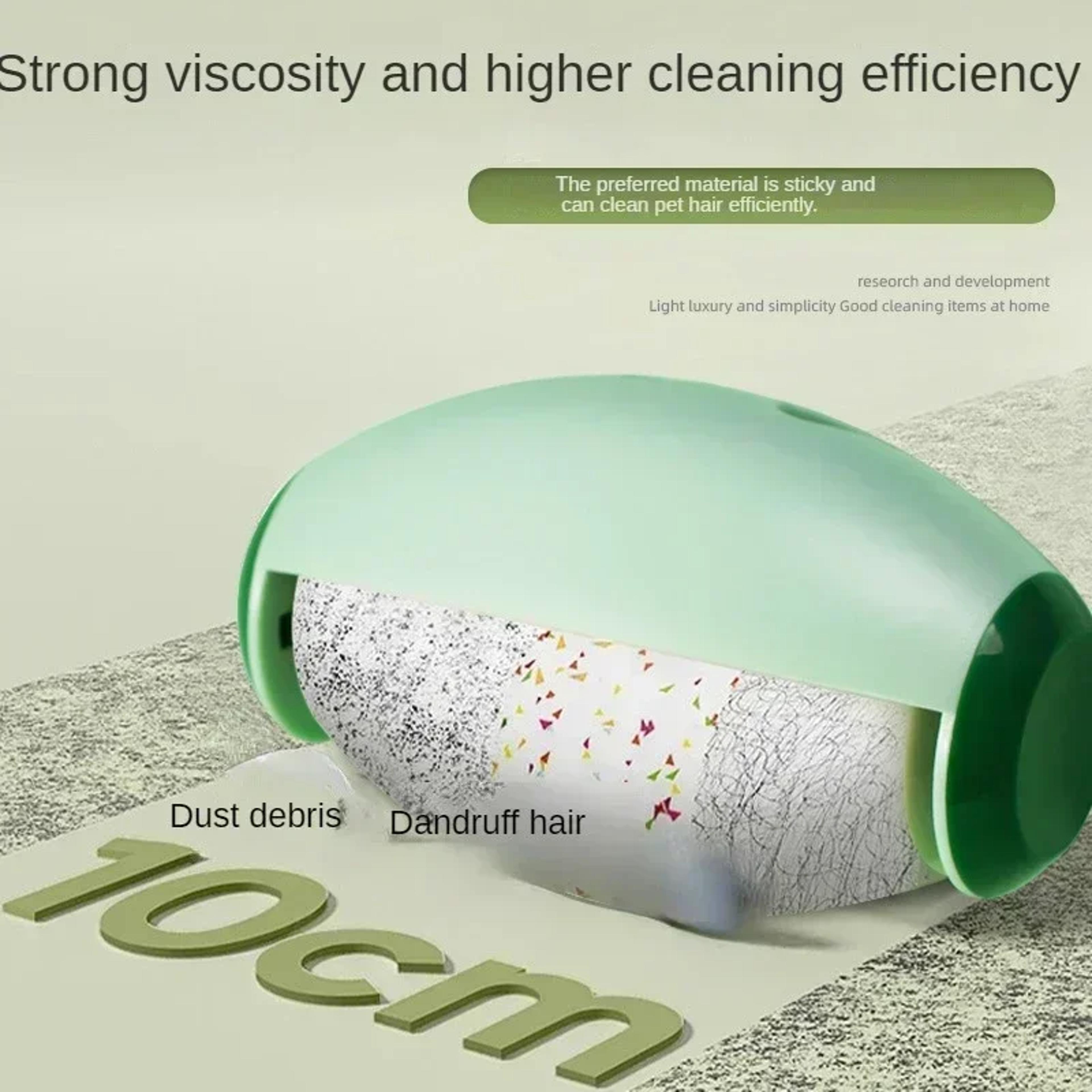 washable lint remover reusable clothes cleaning roller for hair, dust, and debris