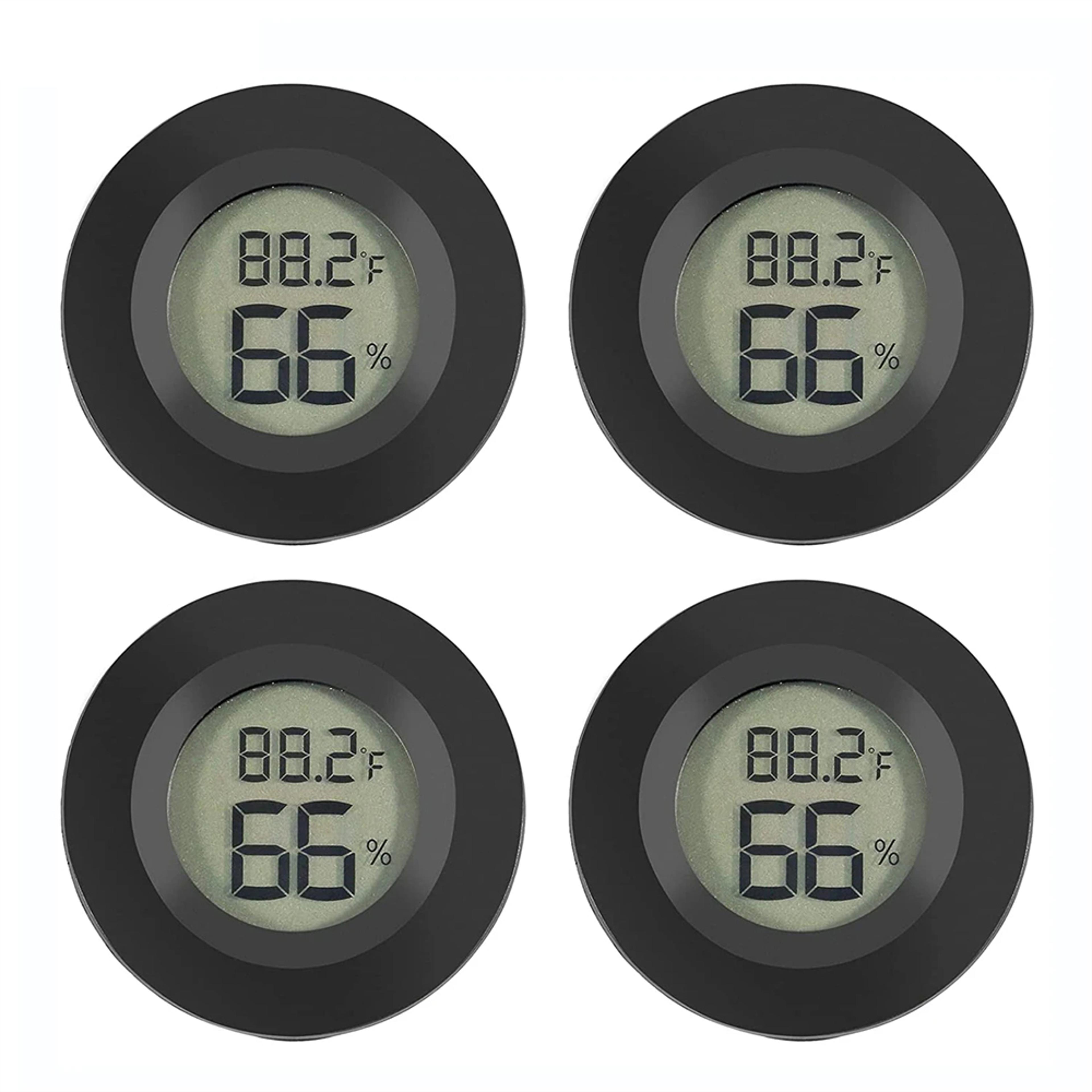 mini digital hygrometer thermometer indoor humidity temperature monitor, pack