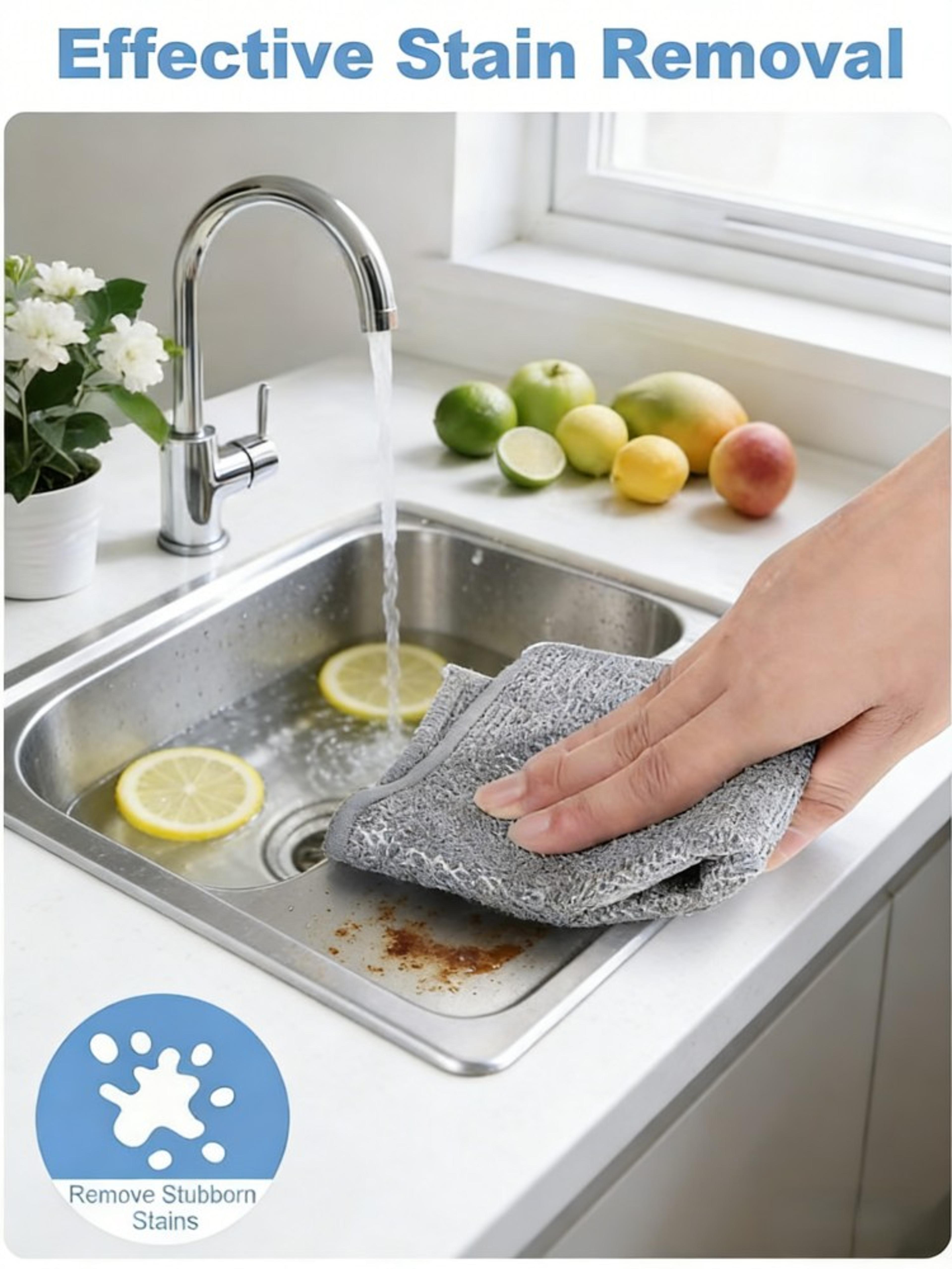 stainless steel dishcloths for non scratch kitchen cleaning