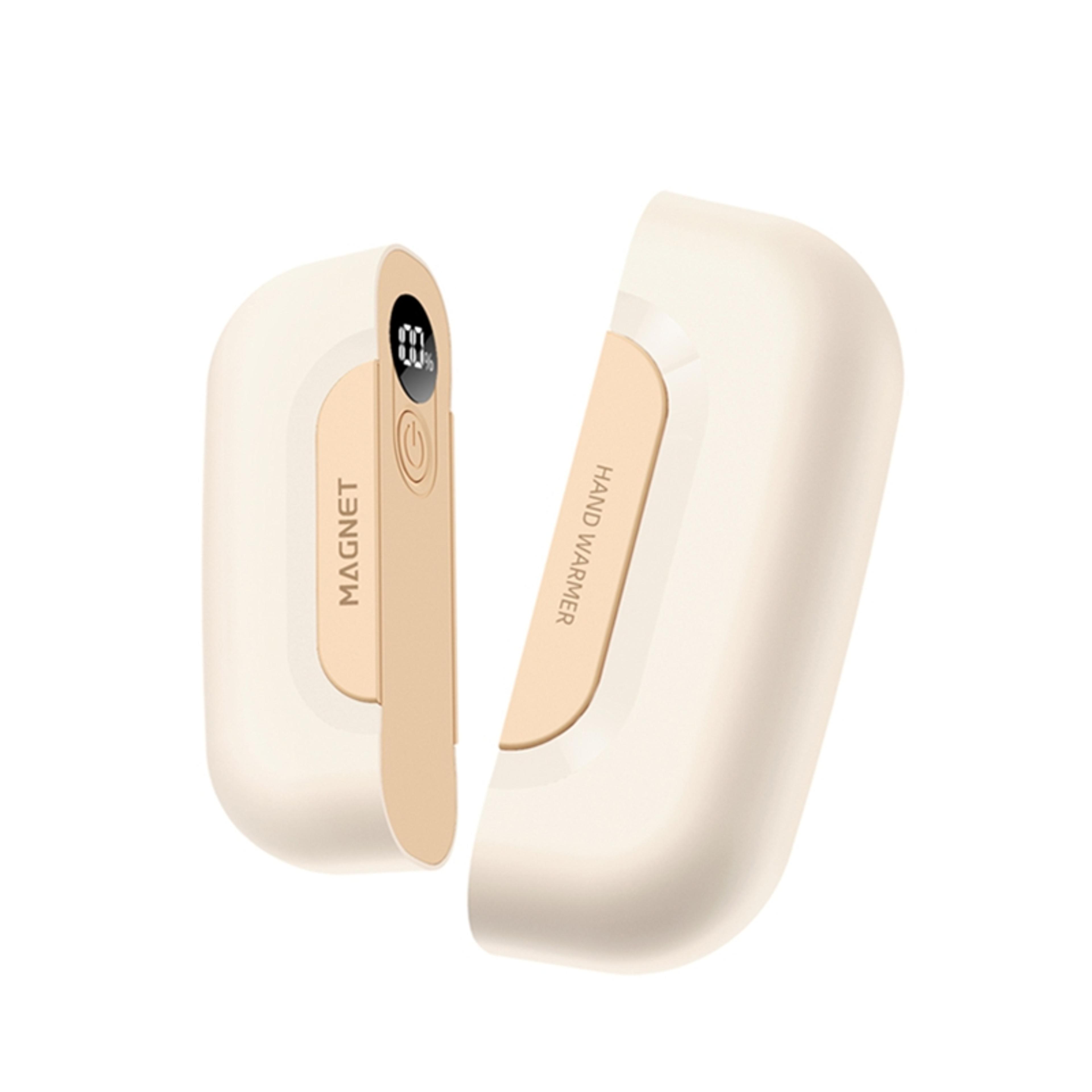 magnetic hand warmer fast charging, digital display, mini portable usb rechargeable pocket heater