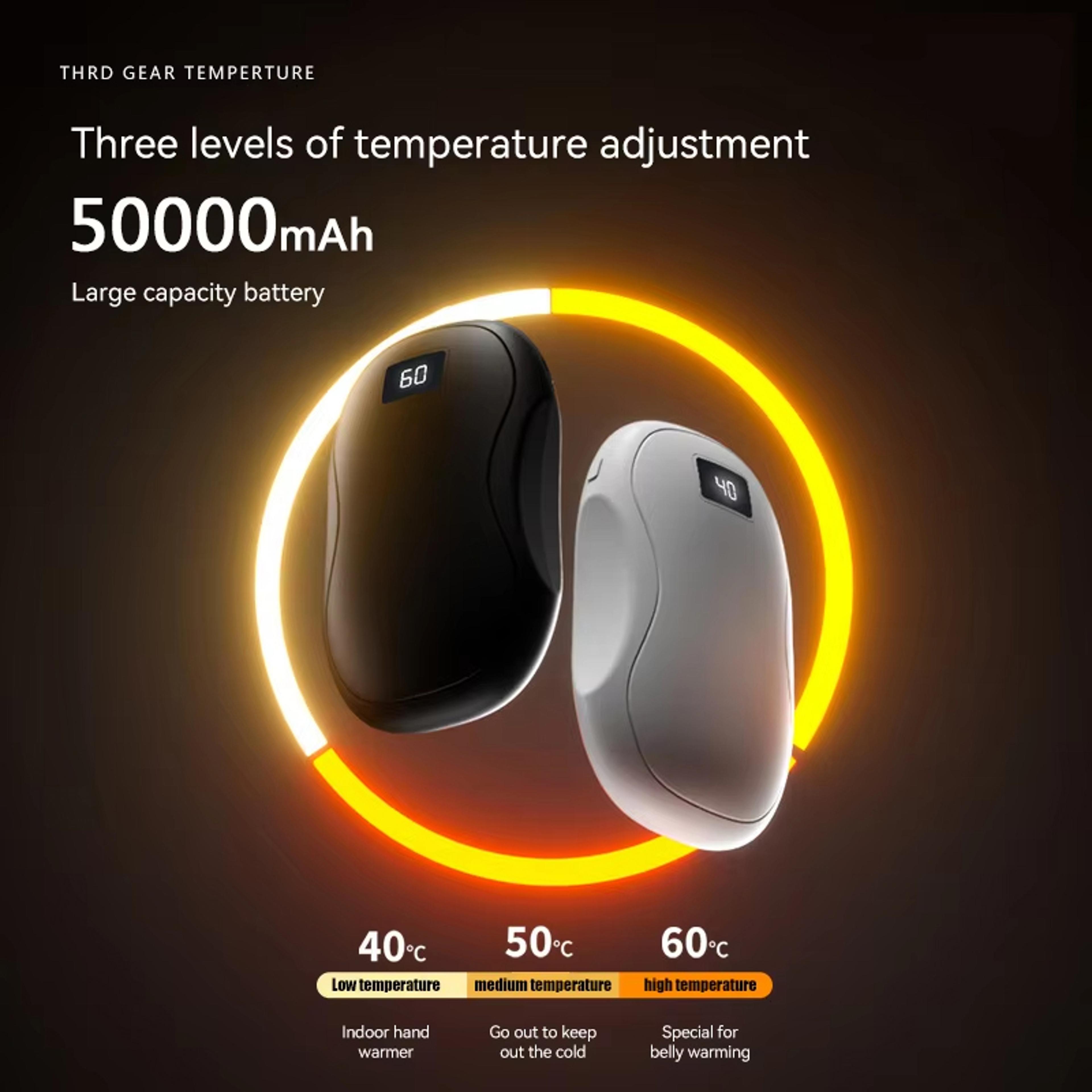 rechargeable electric hand warmer portable & durable for winter