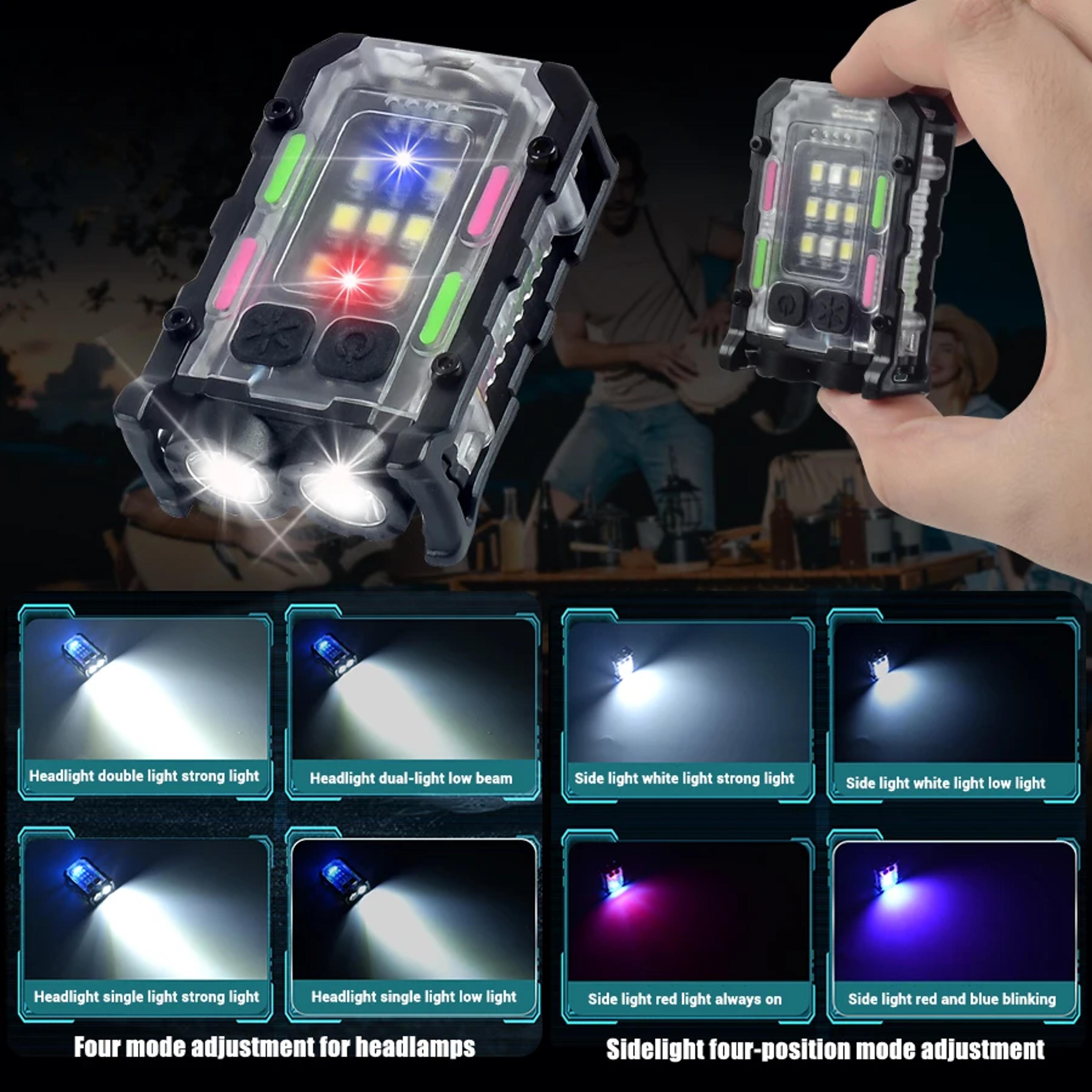 mini usb rechargeable tactical led flashlight portable outdoor hiking lantern for emergency and camping