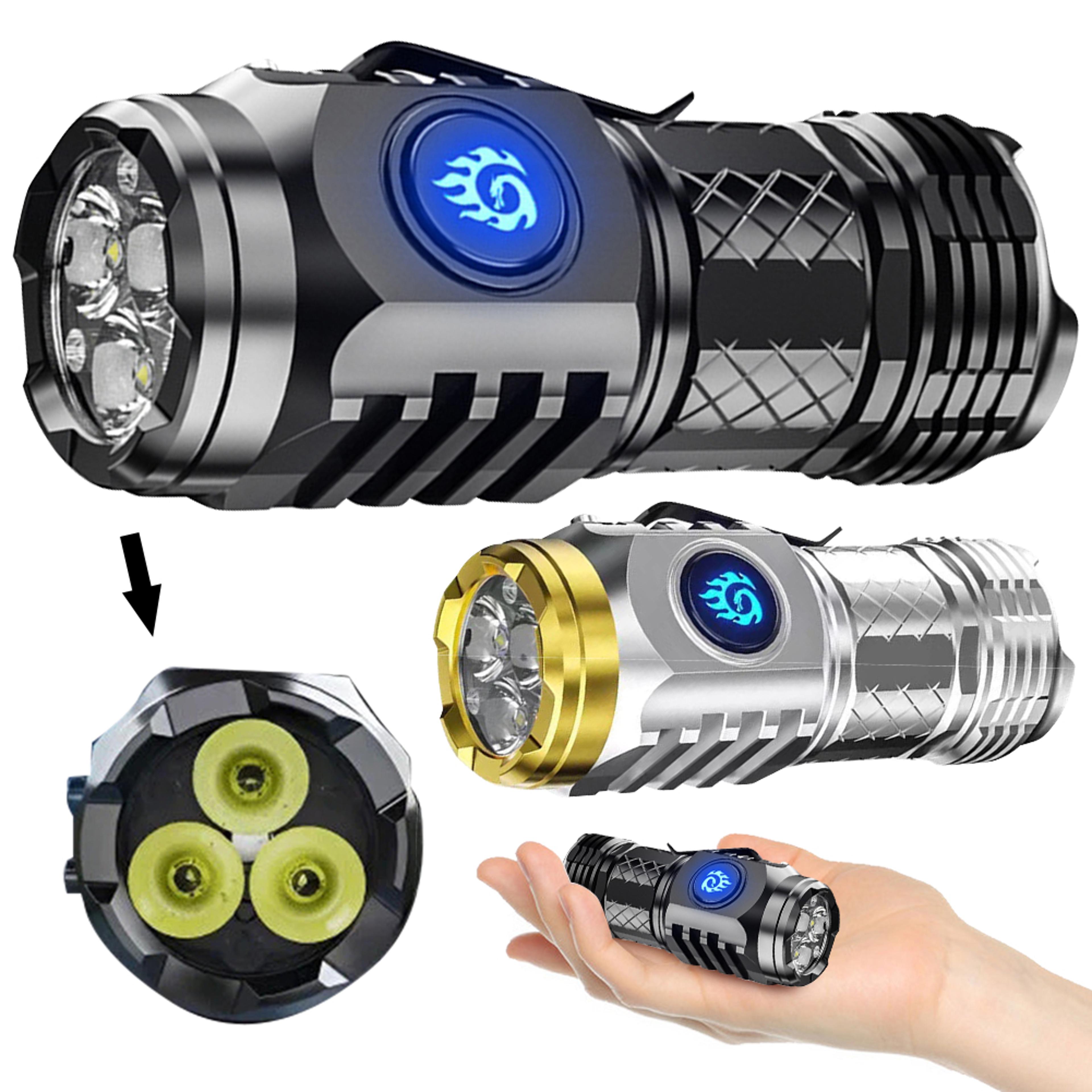 rechargeable led work light light modes, waterproof flashlight for camping, car repair, and emergency job site light