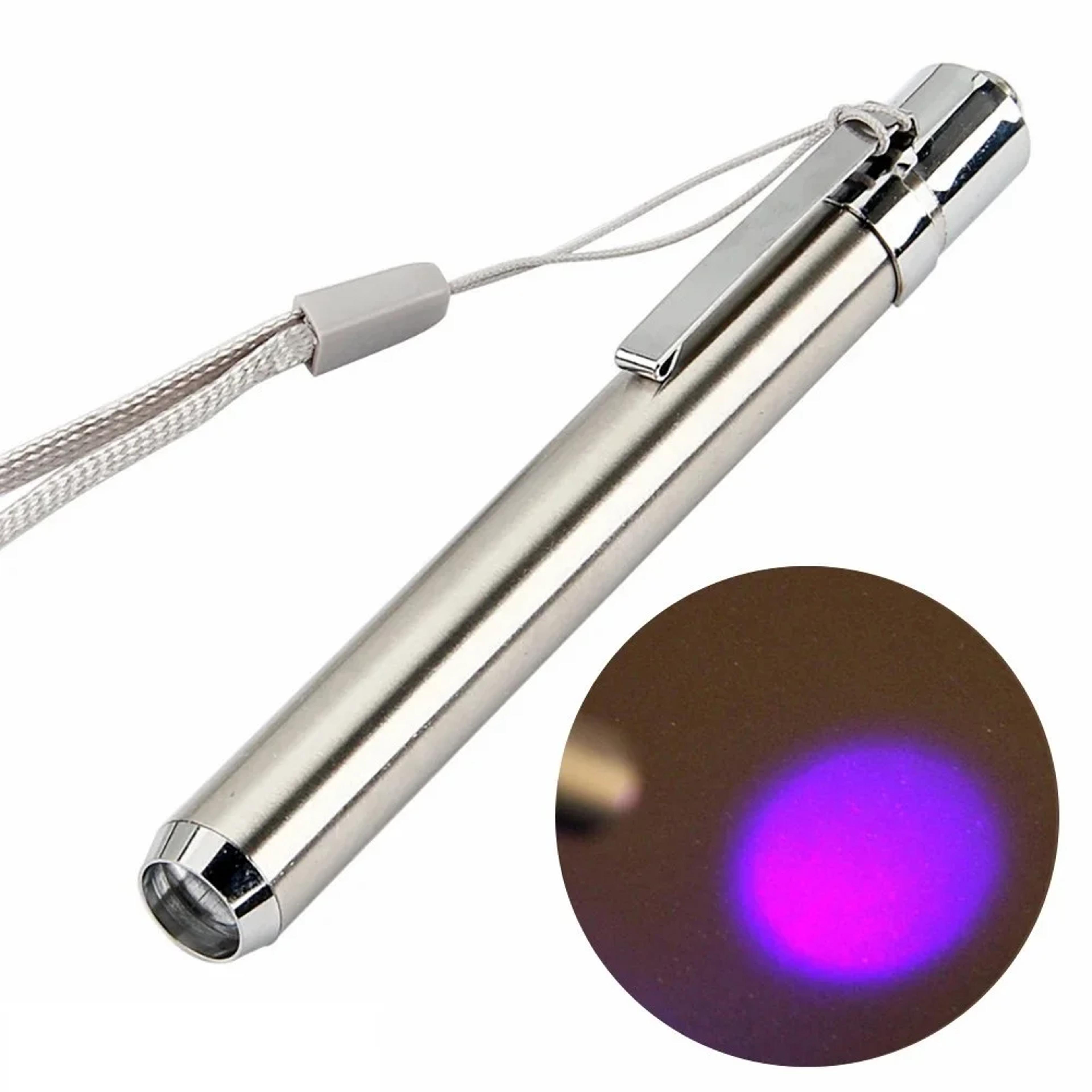 uv led flashlight for medical & cash detection ultraviolet light mini portable torch