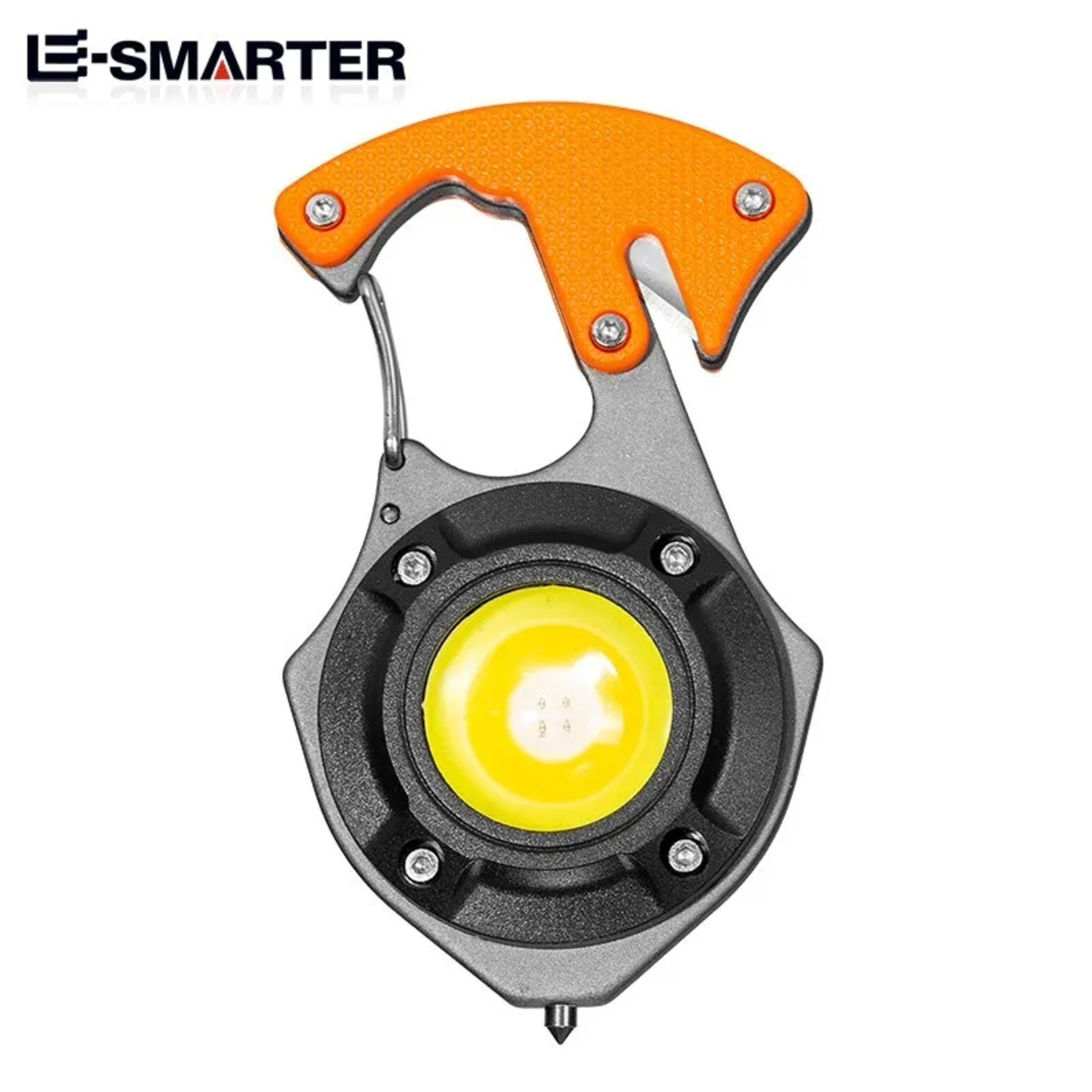 portable keychain cob flashlight with fast charging & large capacity battery