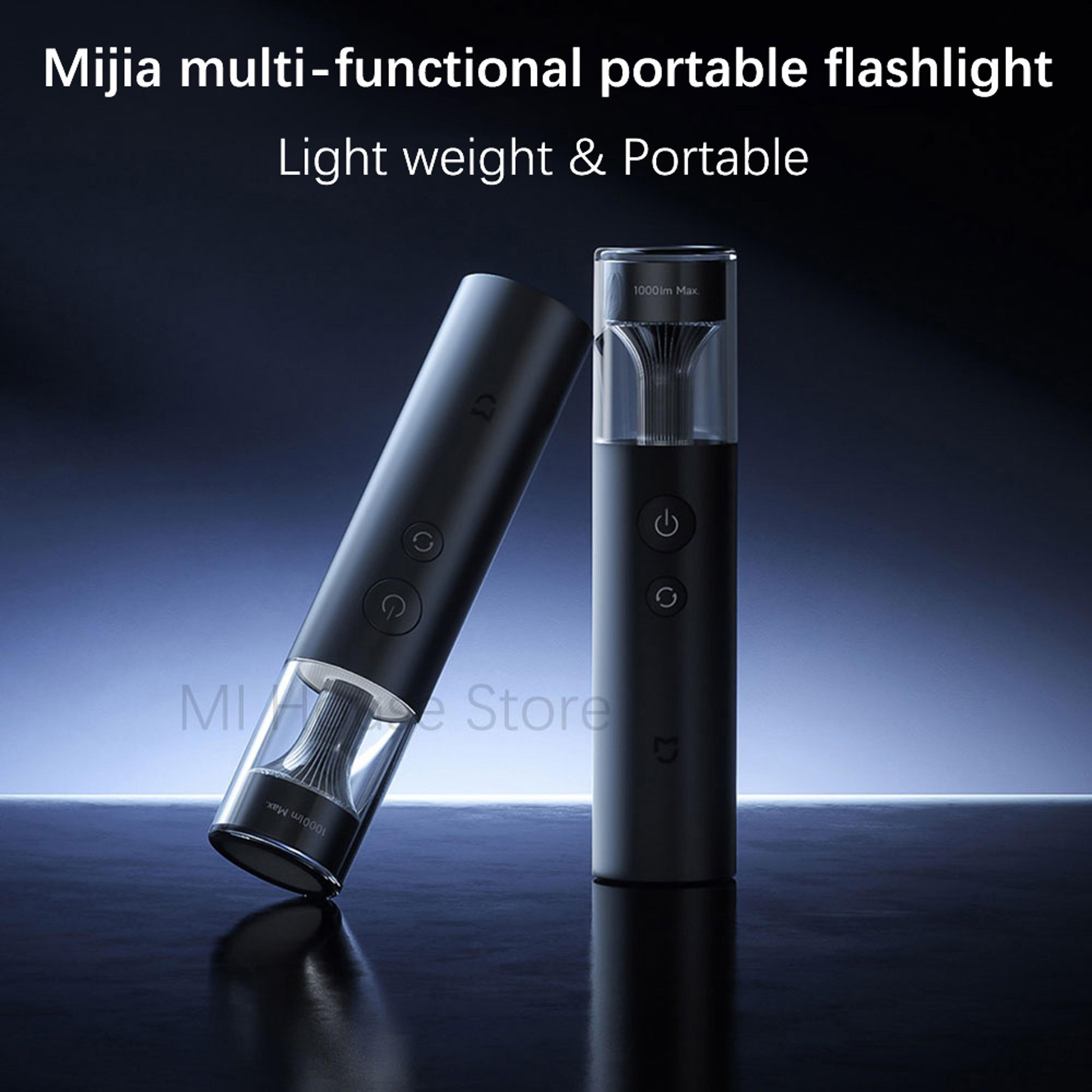 mijia rechargeable flashlight , lumen, waterproof emergency outdoor light