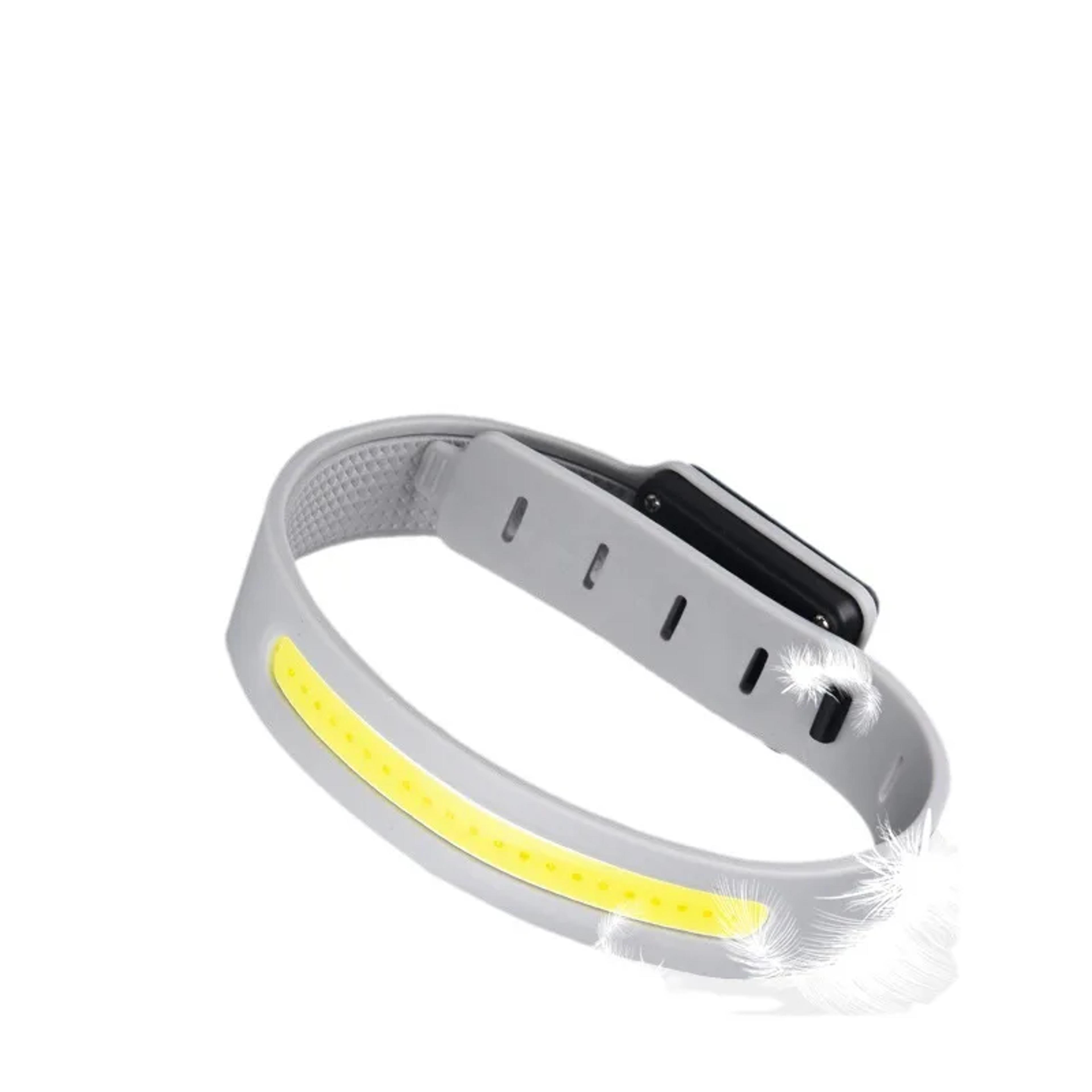 ultralight cob running light bracelet waterproof, sweat resistant & lightweight portable warning light