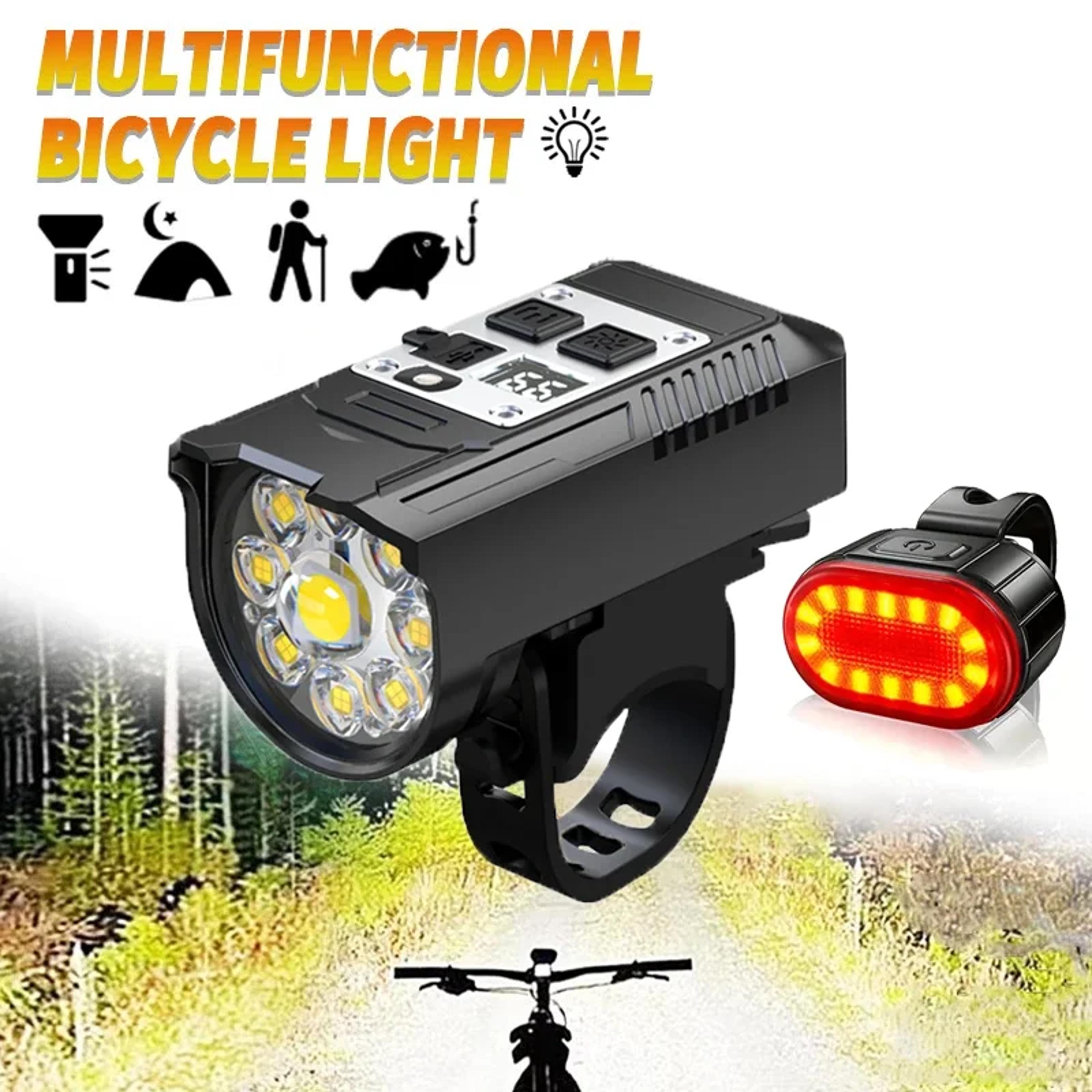 rechargeable cycling torch waterproof bike flashlight with handlebar mount