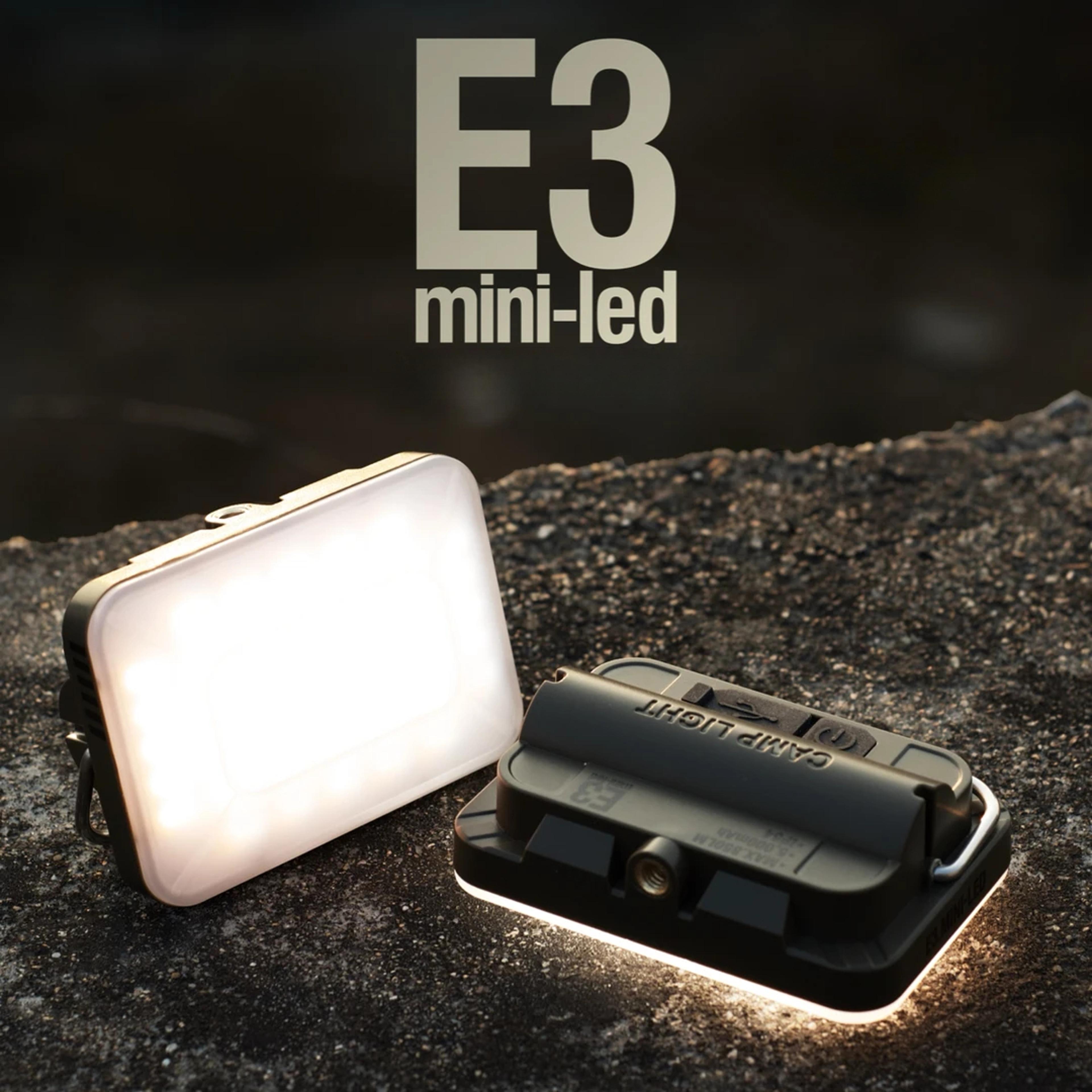 led camping tent light rechargeable, waterproof outdoor emergency lamp, portable hanging night light for camping