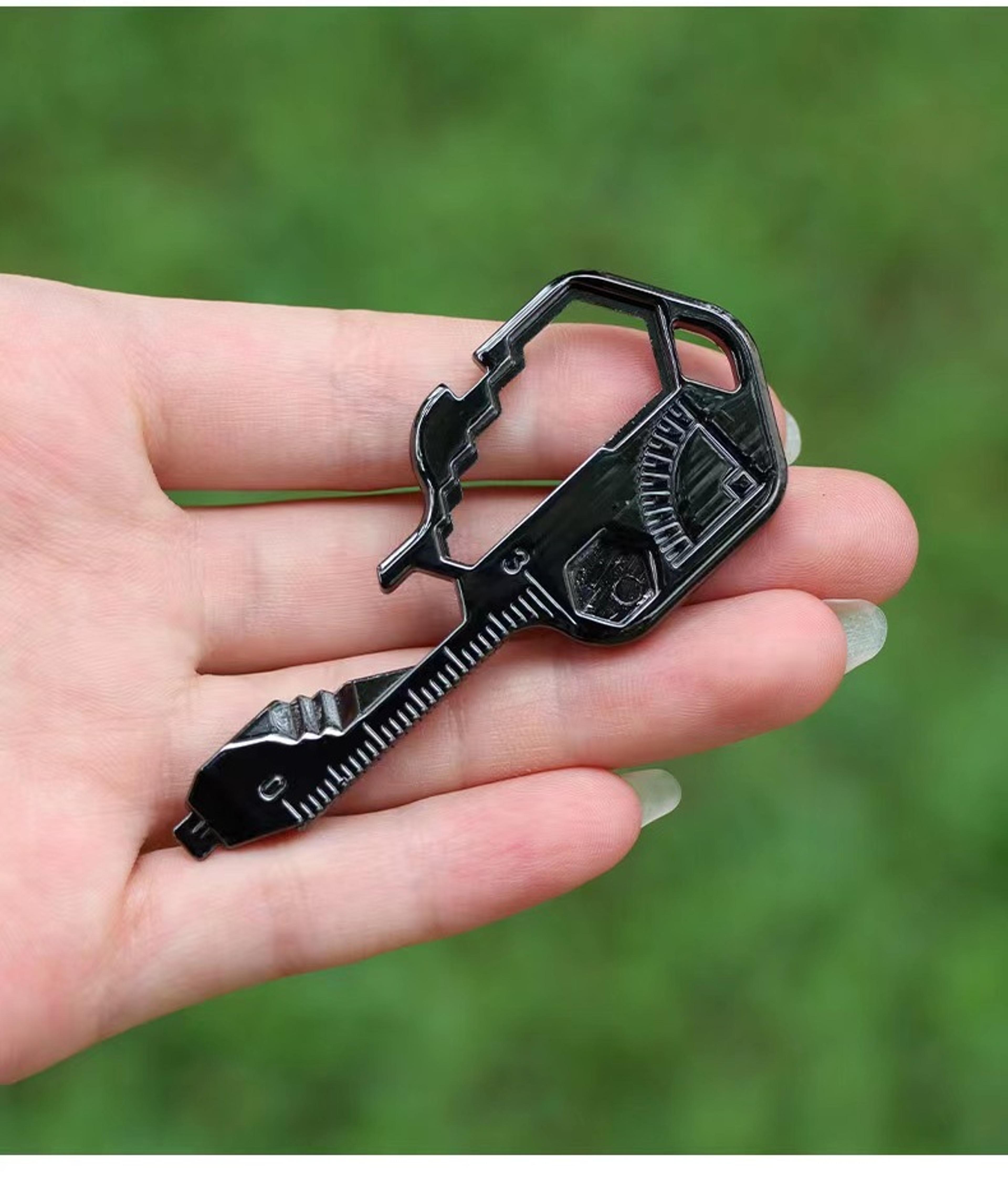 keychain multitool stainless steel edc pocket repair tool