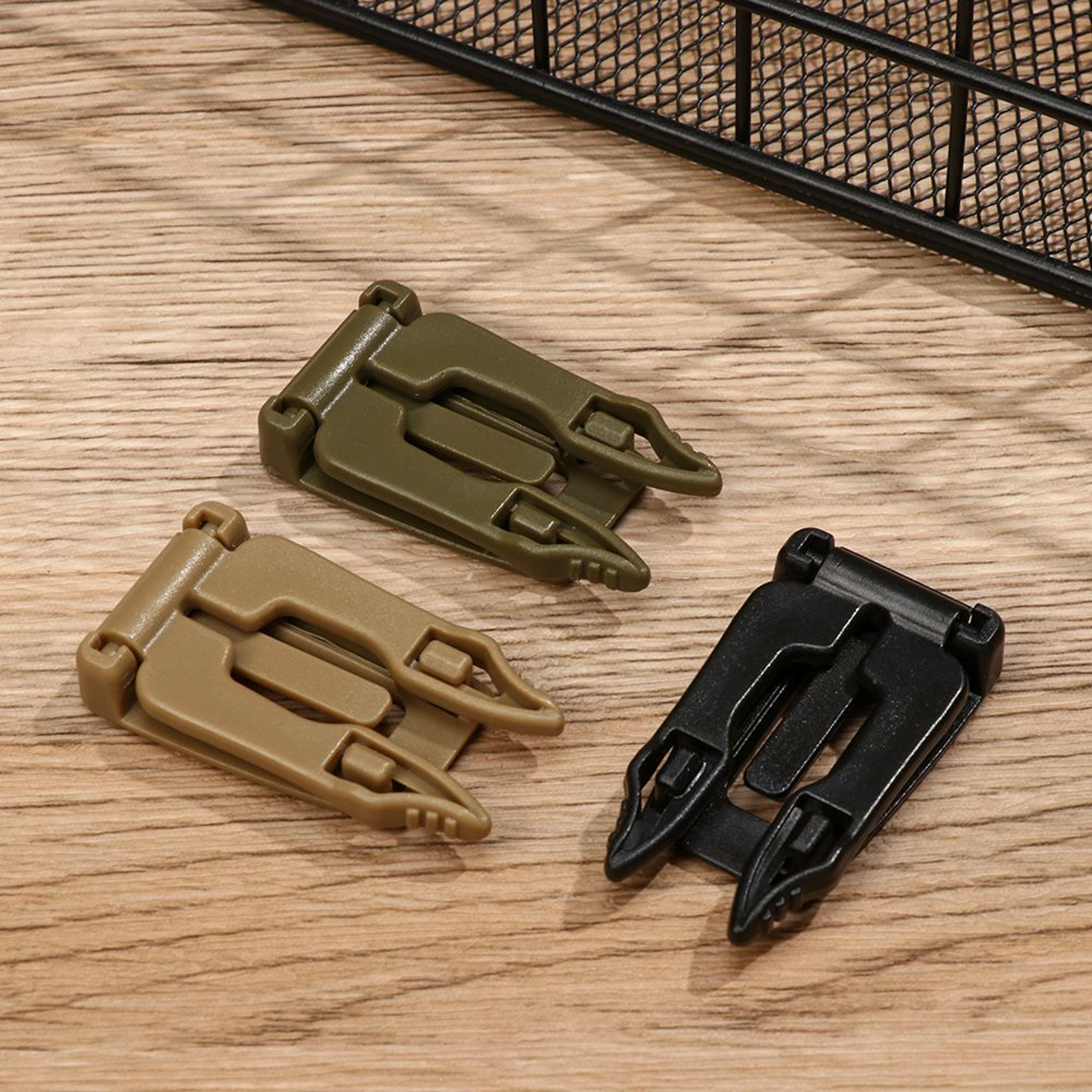 premium camping carabiner & molle webbing accessories heavy duty backpack buckle straps