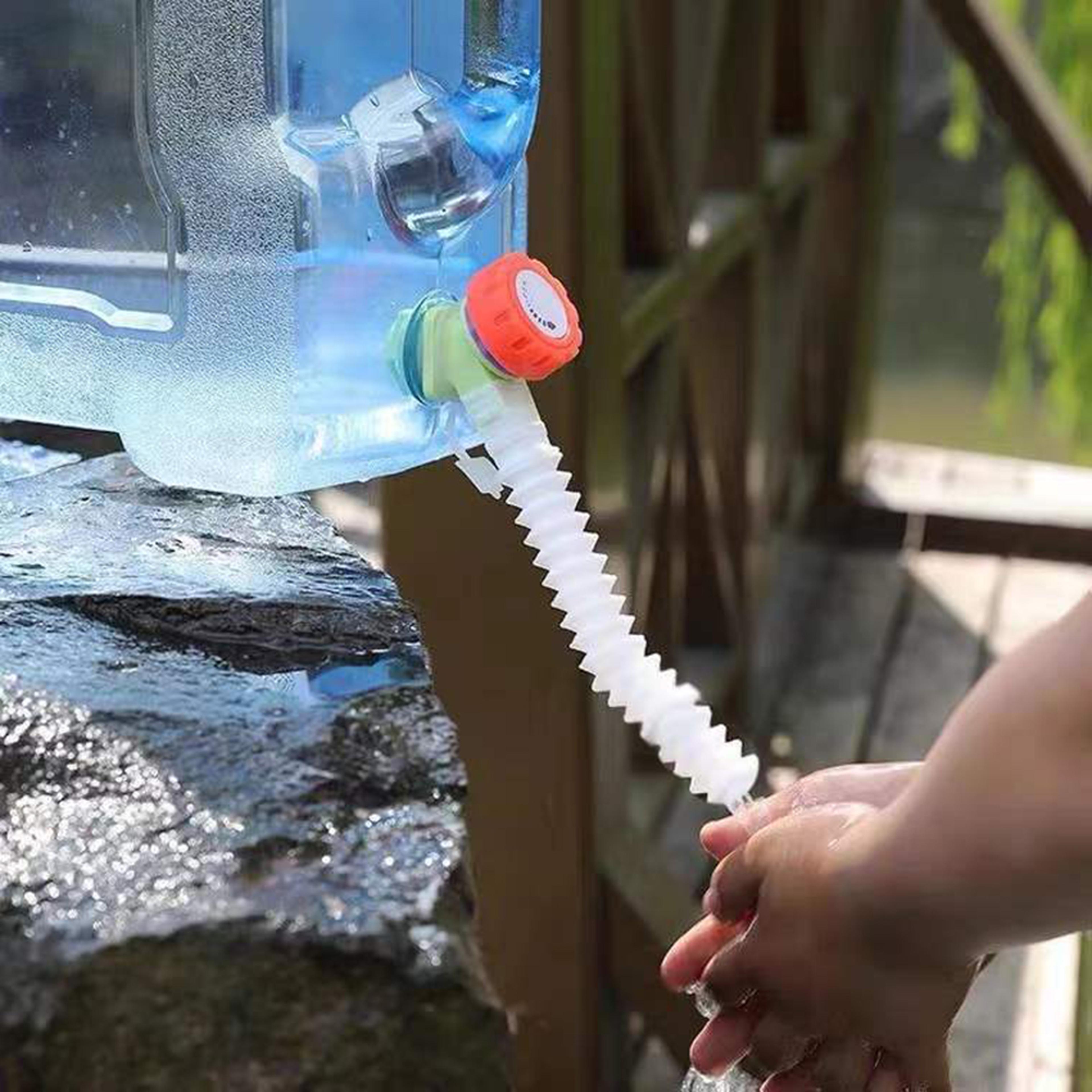portable flexible faucet extension hose telescopic faucet extender for outdoor use & bucket filling
