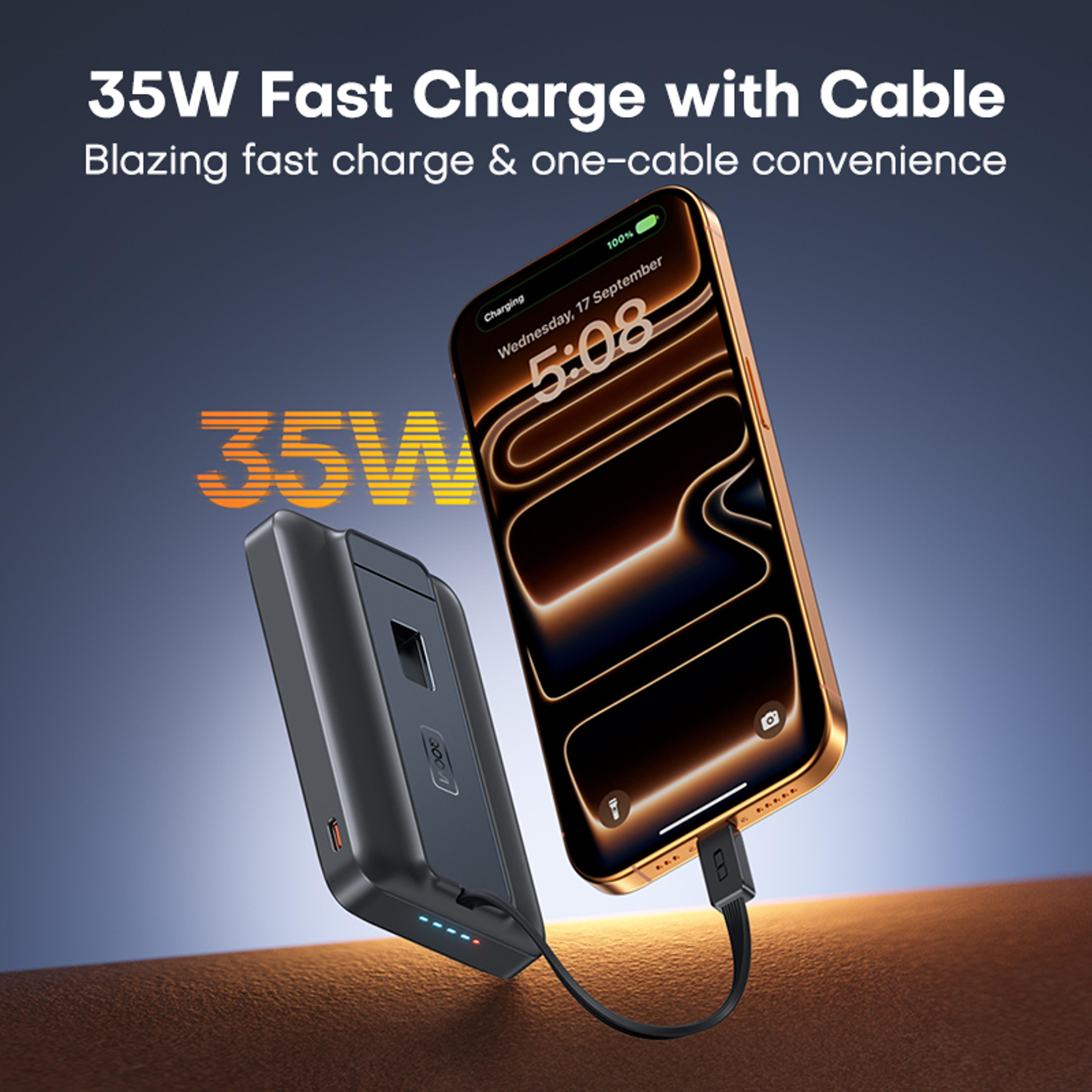 magnetic power bank fast wireless charger