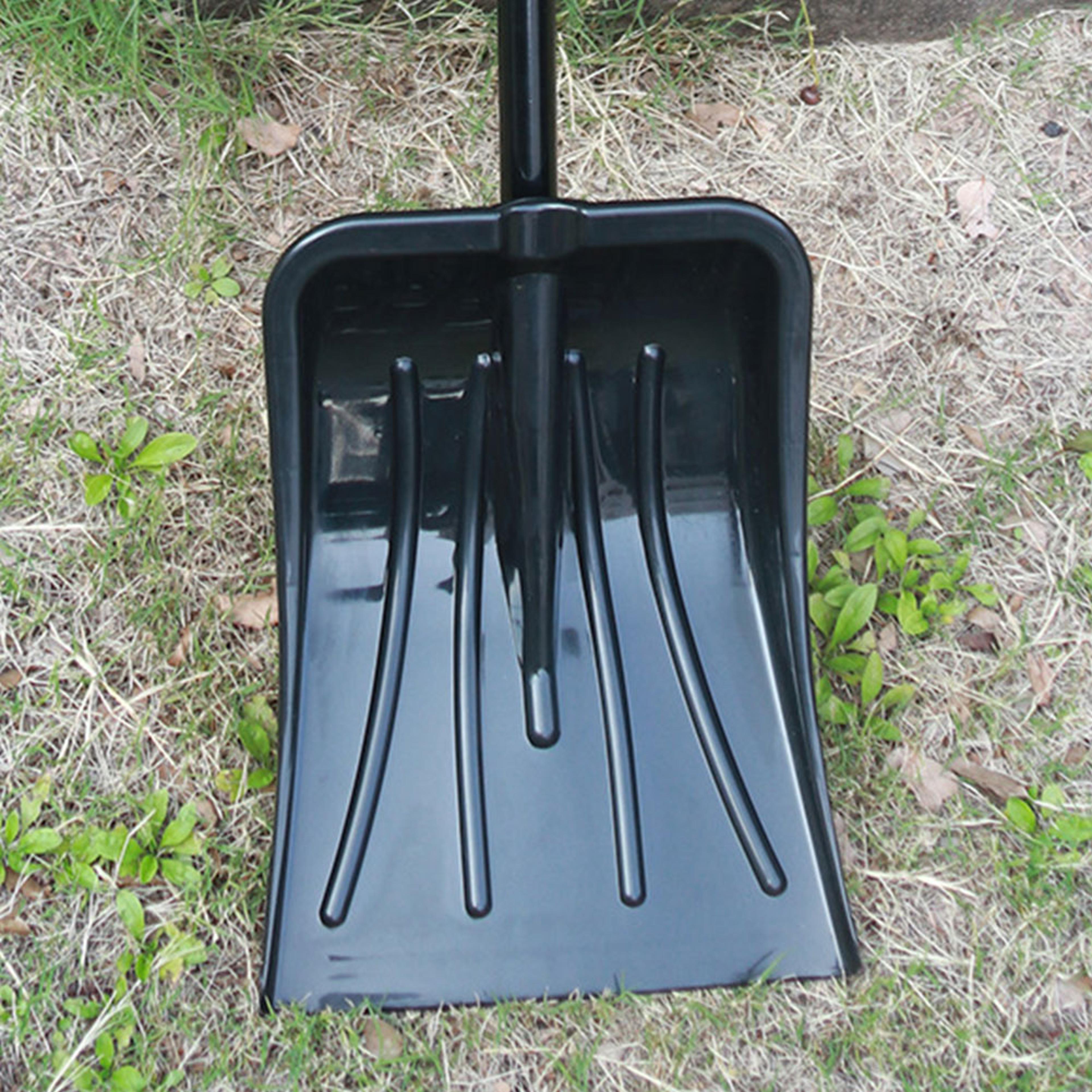 lightweight aluminum snow shovel – large capacity for car, garden & camping