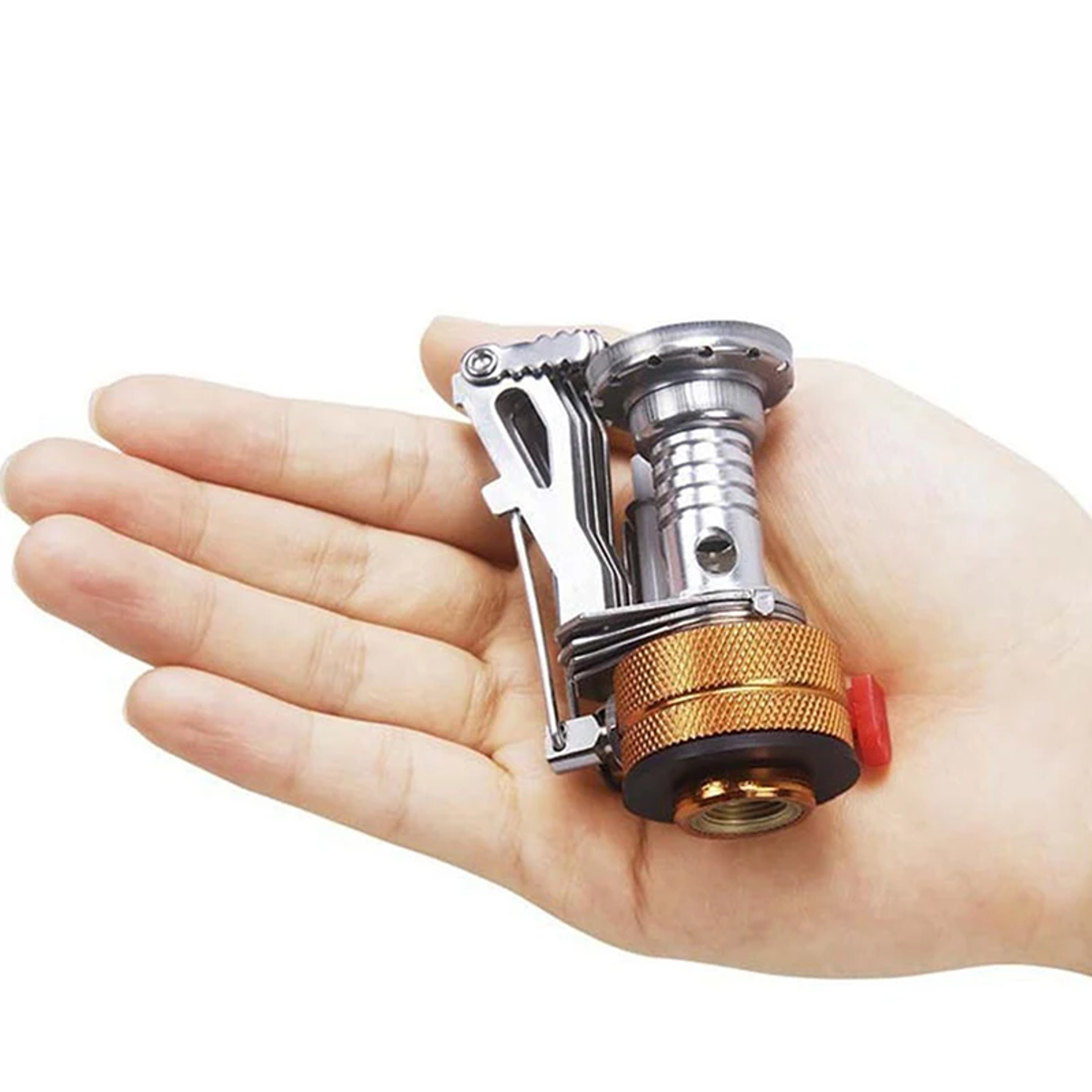 all terrain portable outdoor gas cooker ultra light camping stove for backpacking & survival