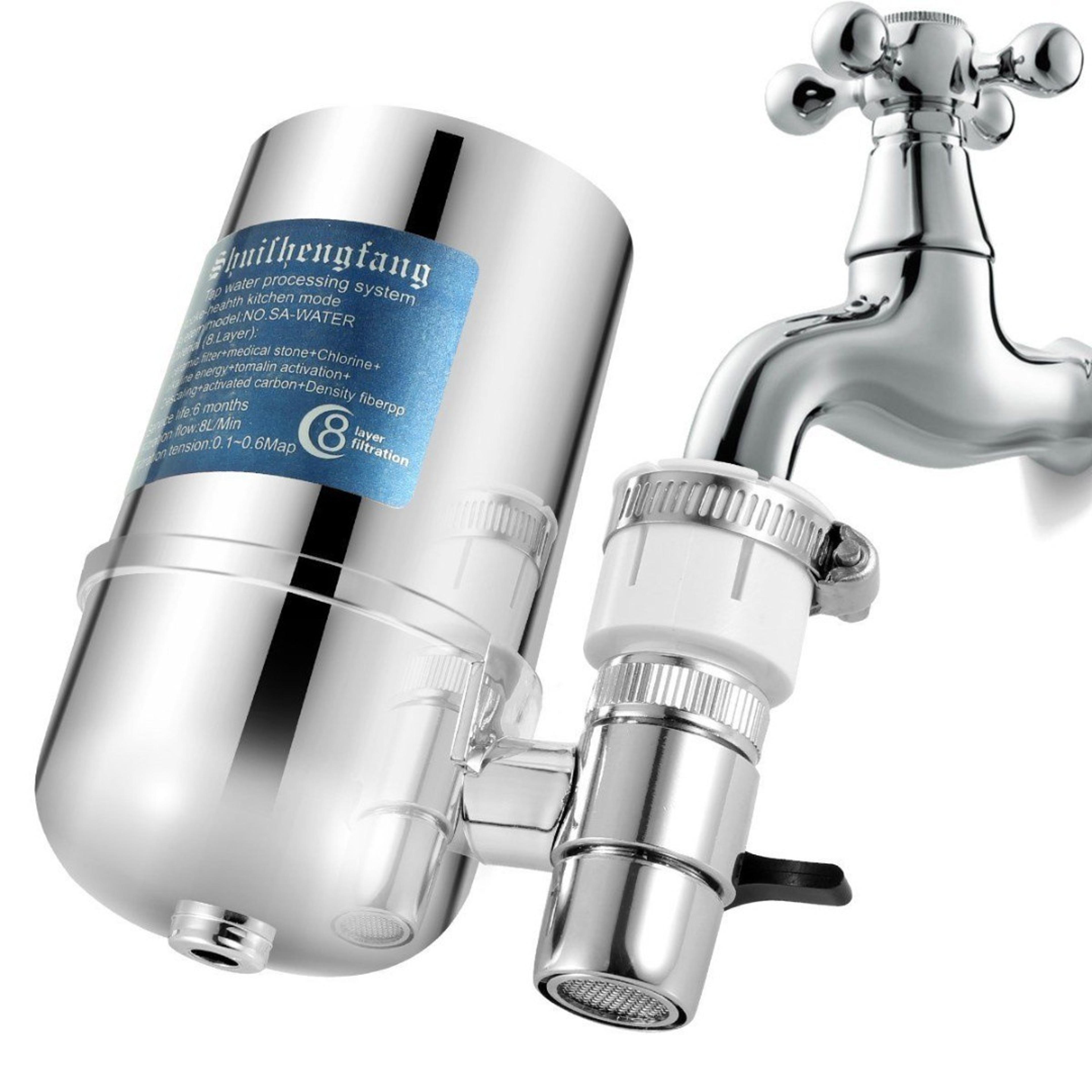 kitchen faucet water filter system chlorine removal tap purifier for clean drinking water