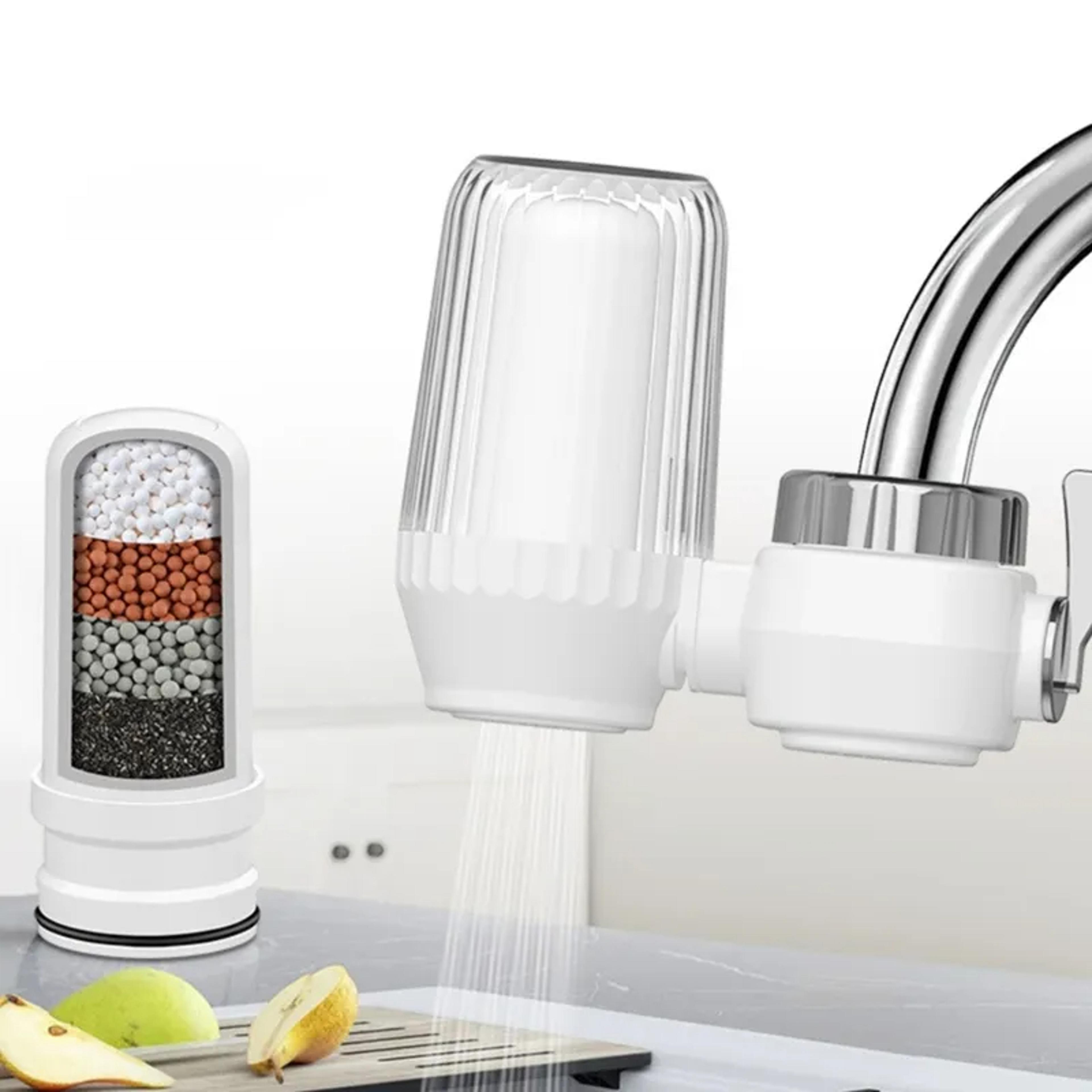 kitchen faucet water filter purifier removable washable tap filtration system