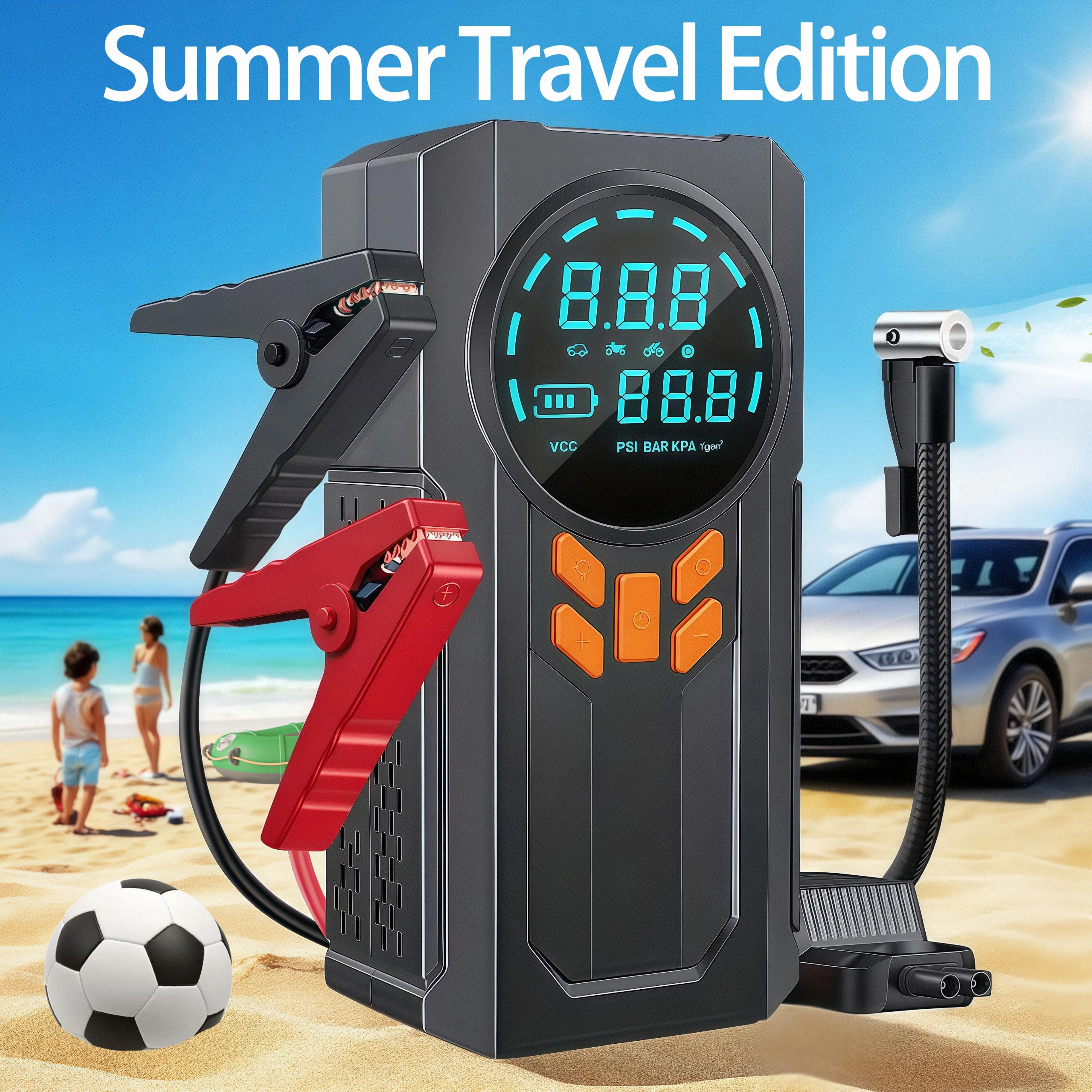 portable car jump starter & battery booster power bank for vehicles