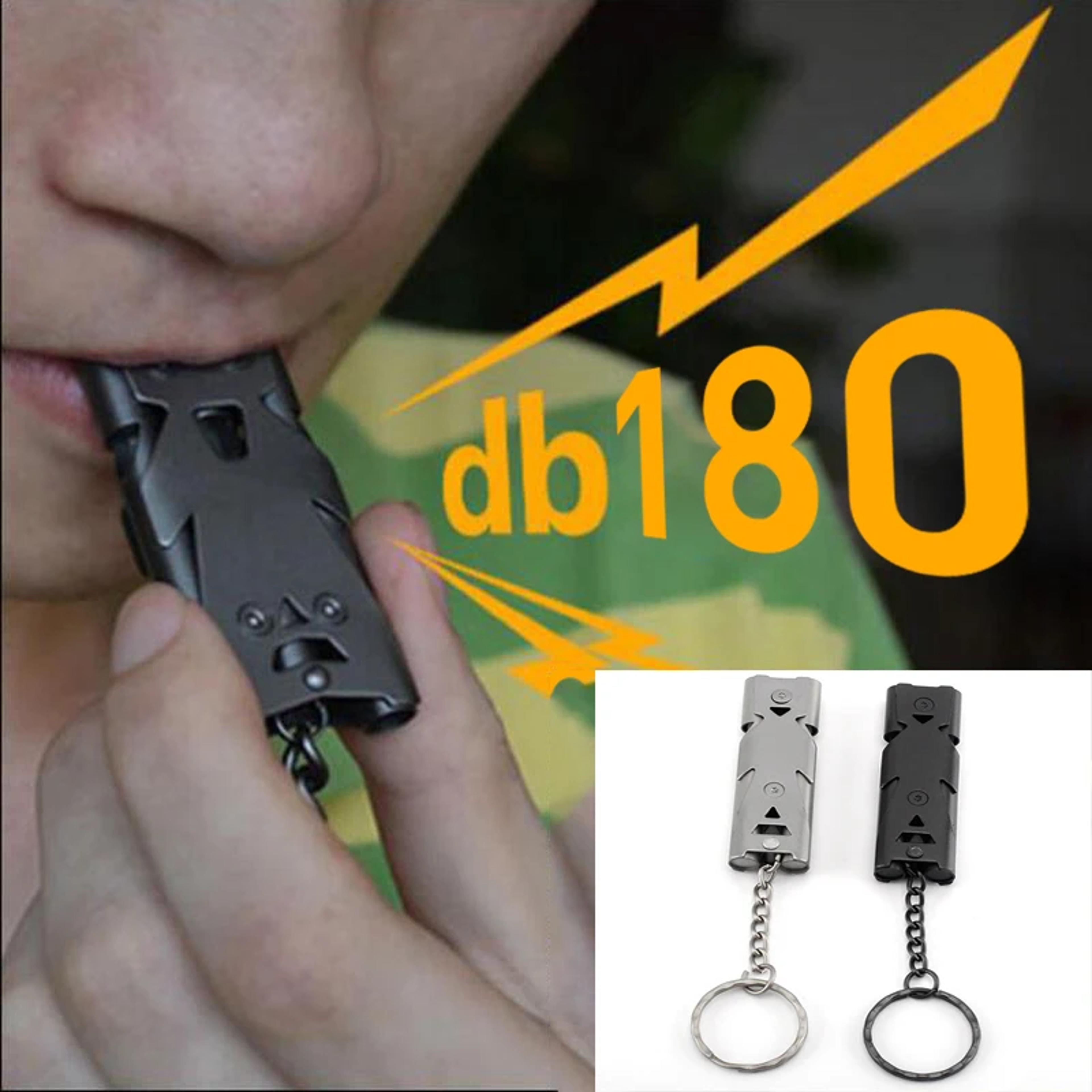 portable survival whistle aluminum sos emergency tool for camping