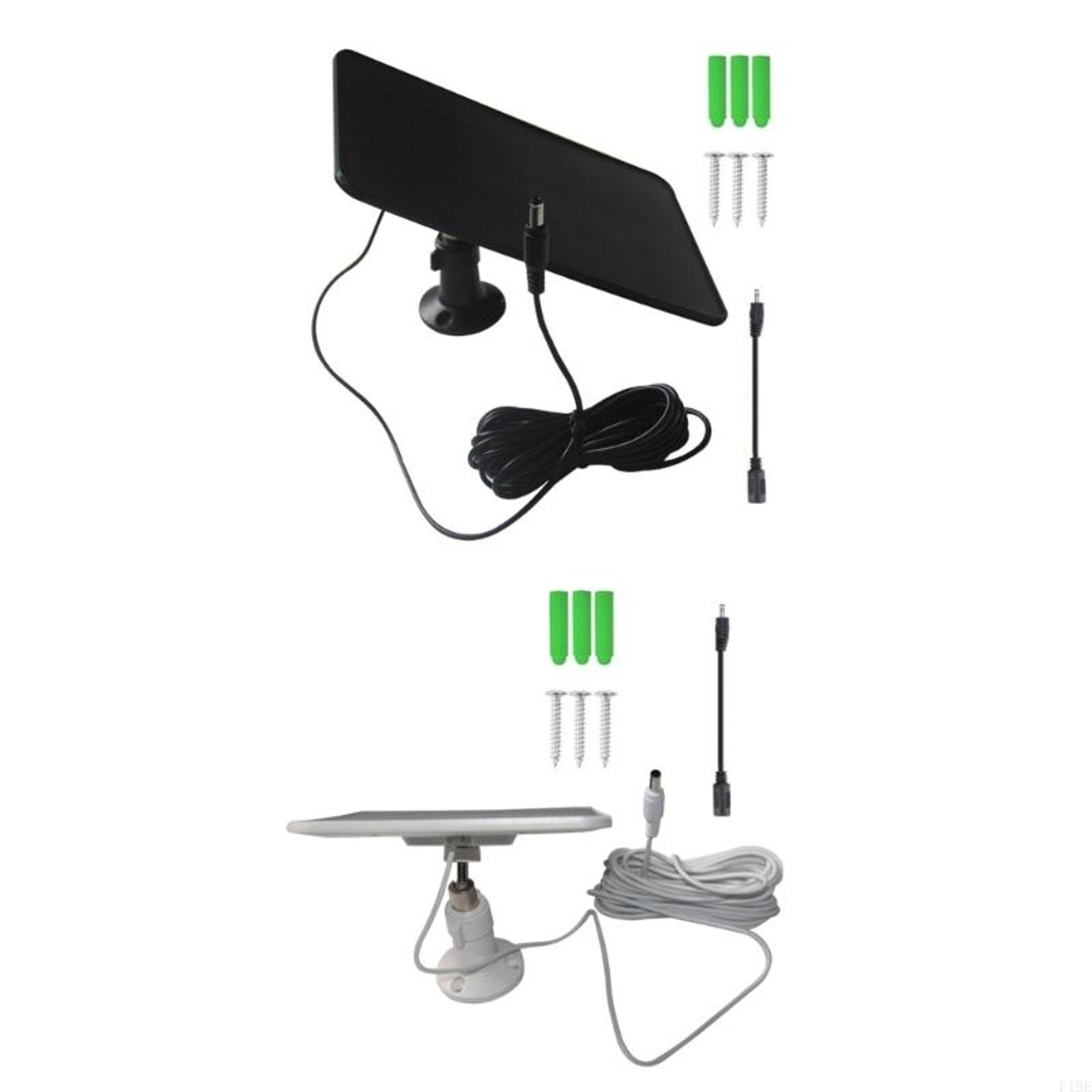 solar panel for security camera & doorbell with cable waterproof outdoor power supply
