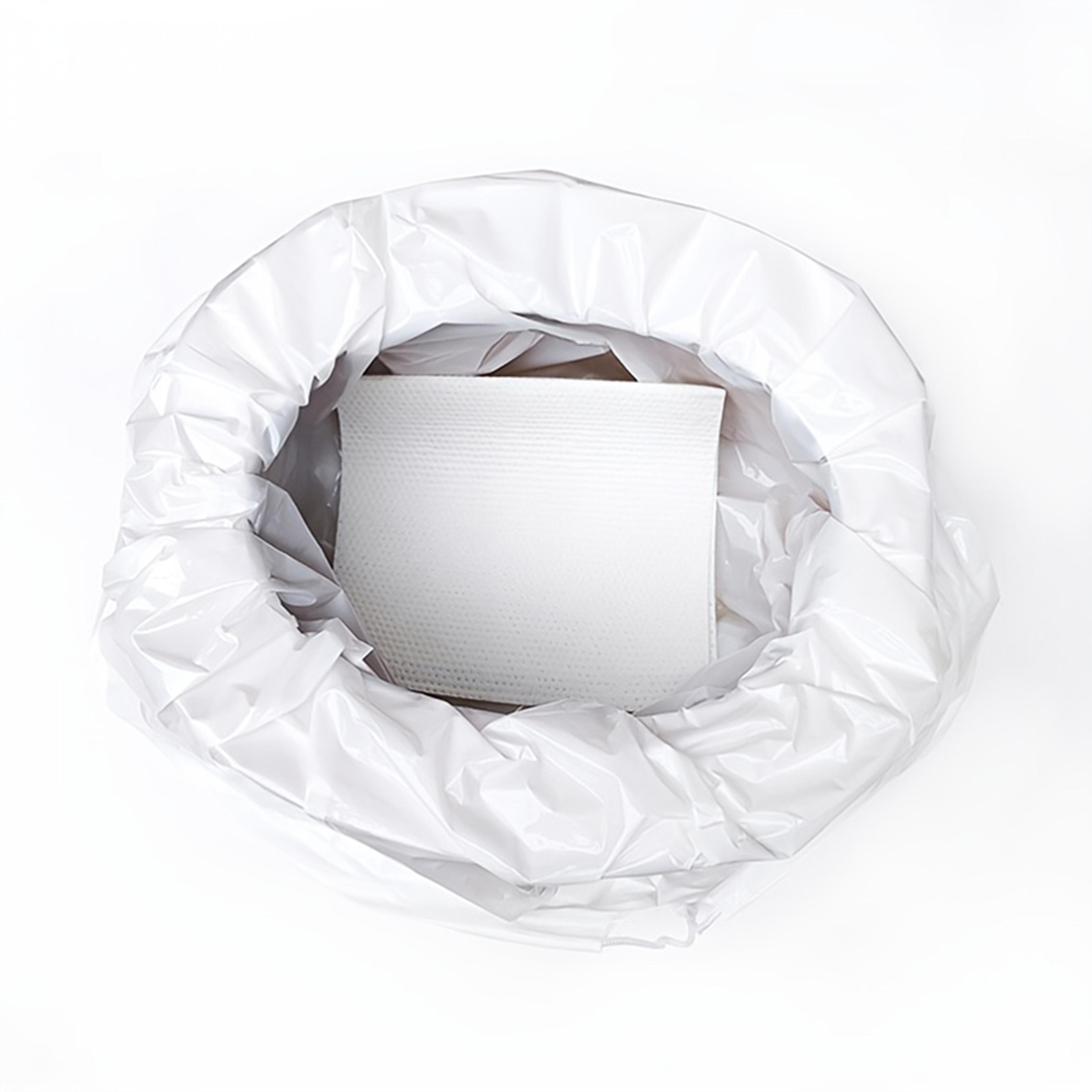 portable camping toilet gel packs with absorbent paper travel hygiene solution