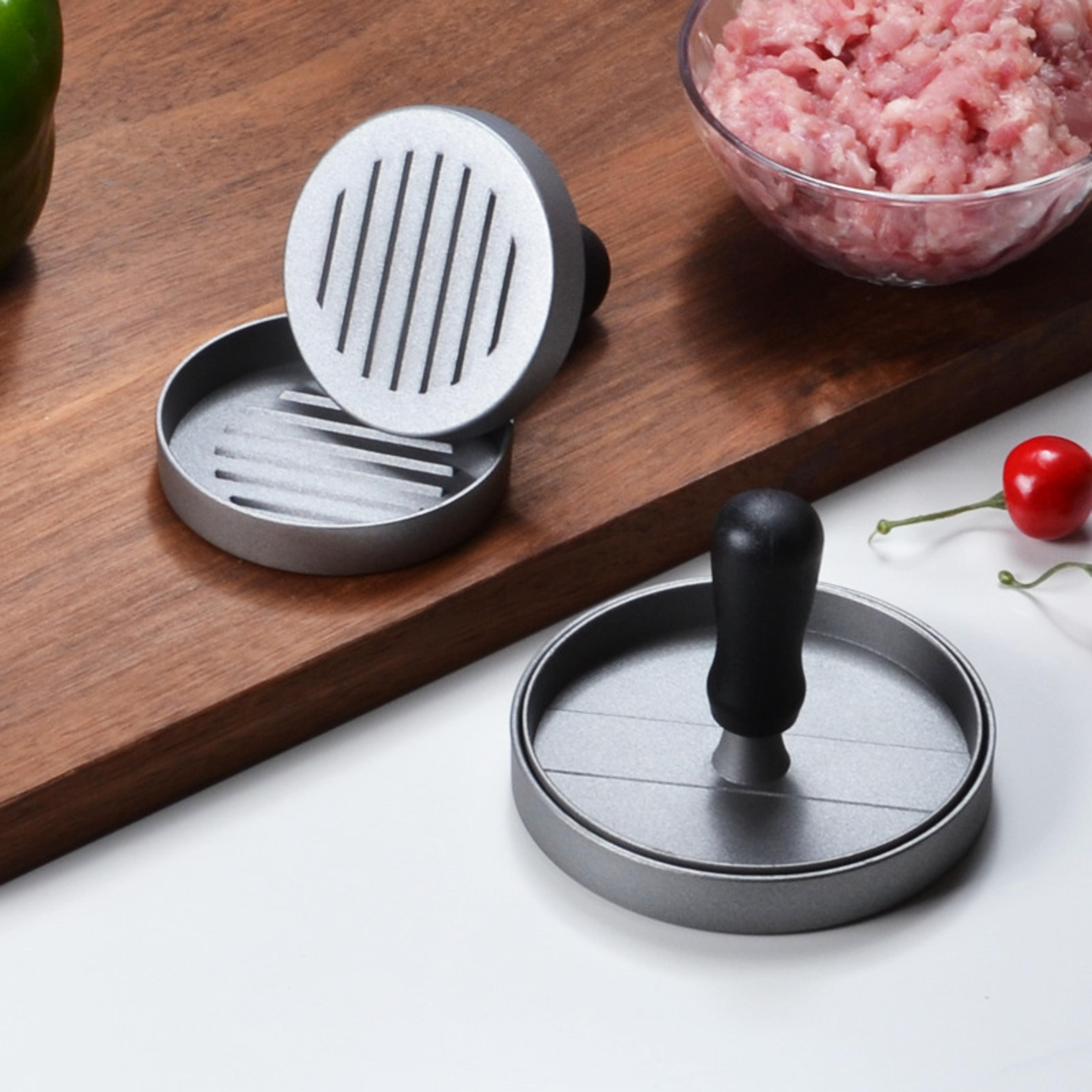 non stick burger patty maker press for perfect bbq hamburgers