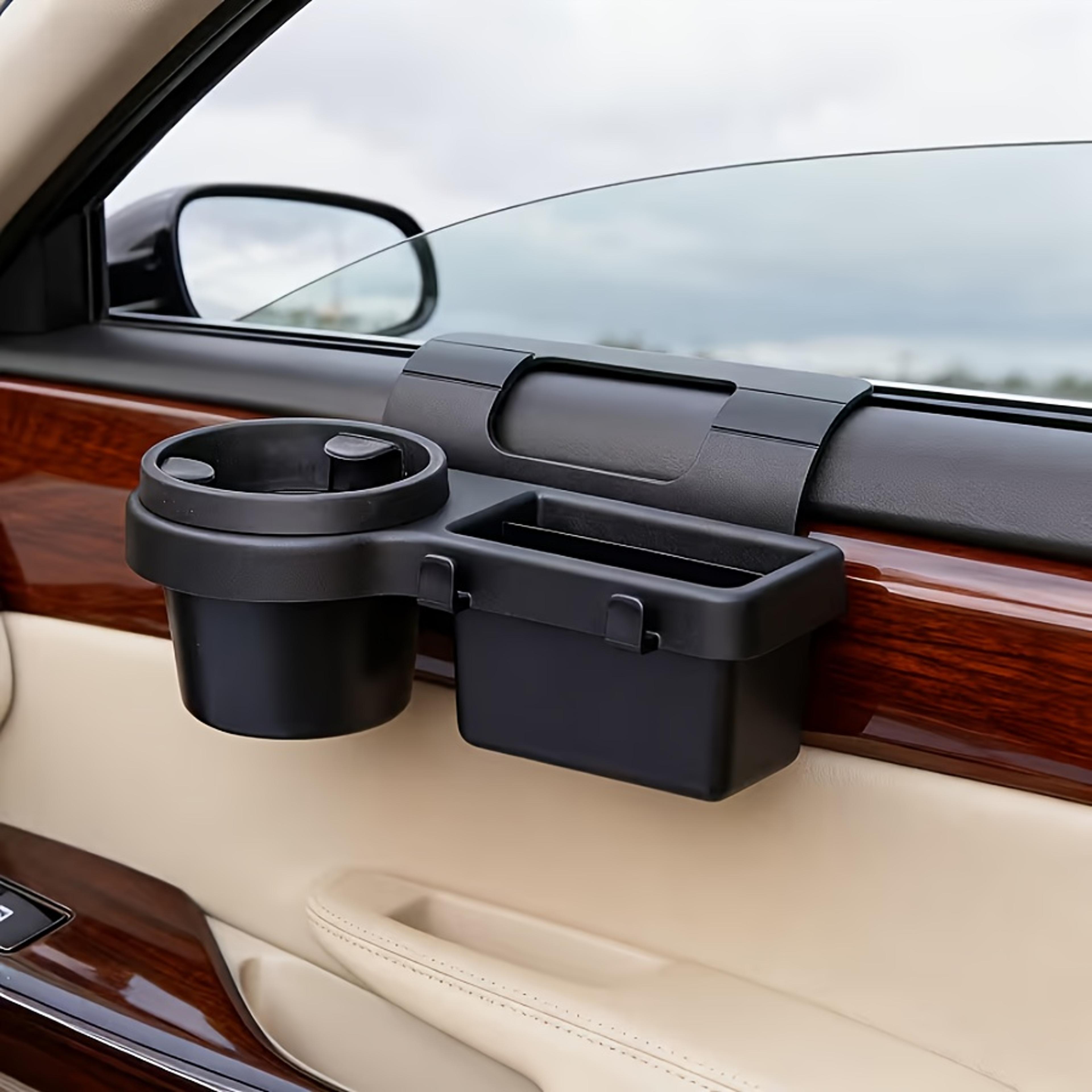 multifunctional car seat organizer with cup holder and side pocket storage box