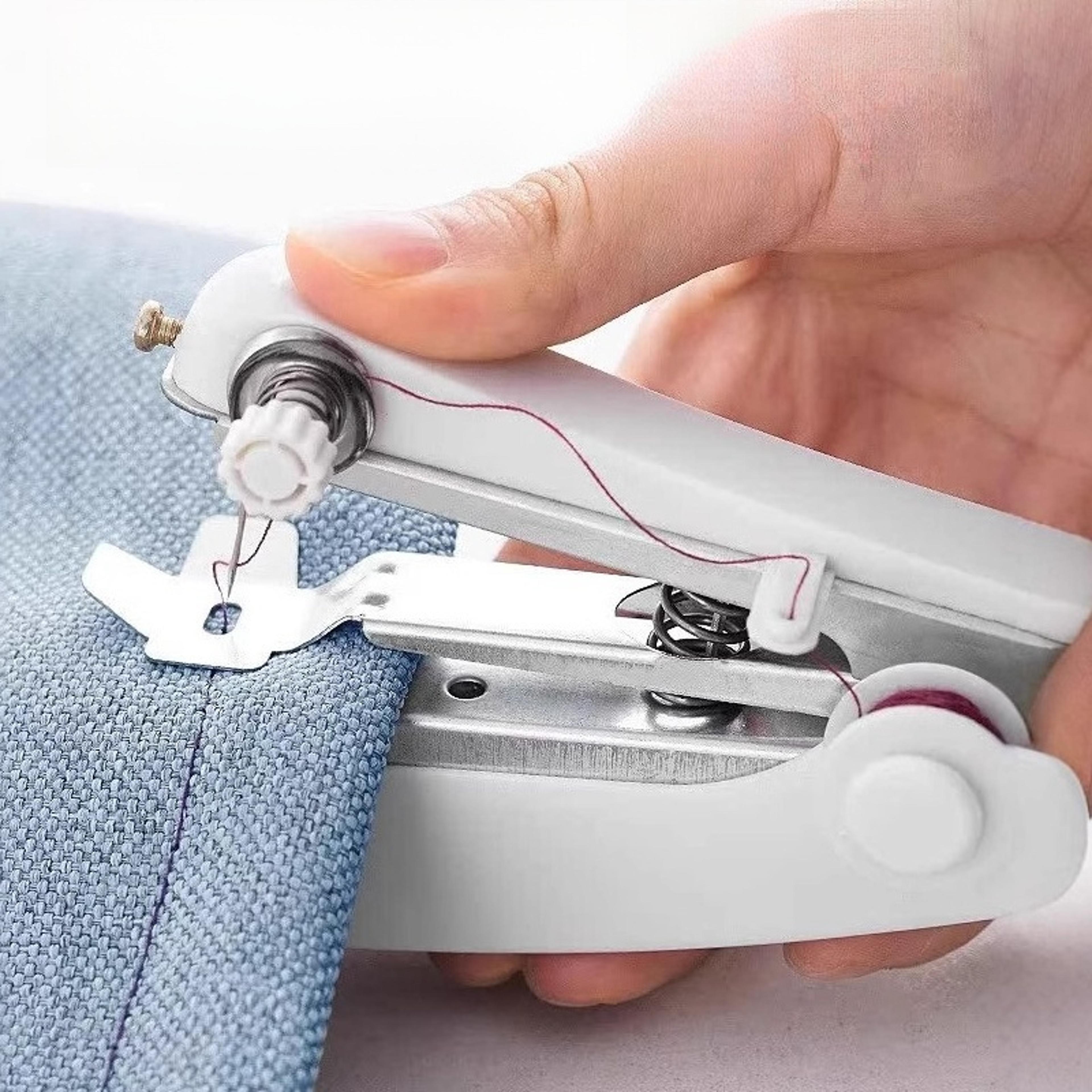 handheld mini sewing machine portable easy stitch stitcher for quick repairs
