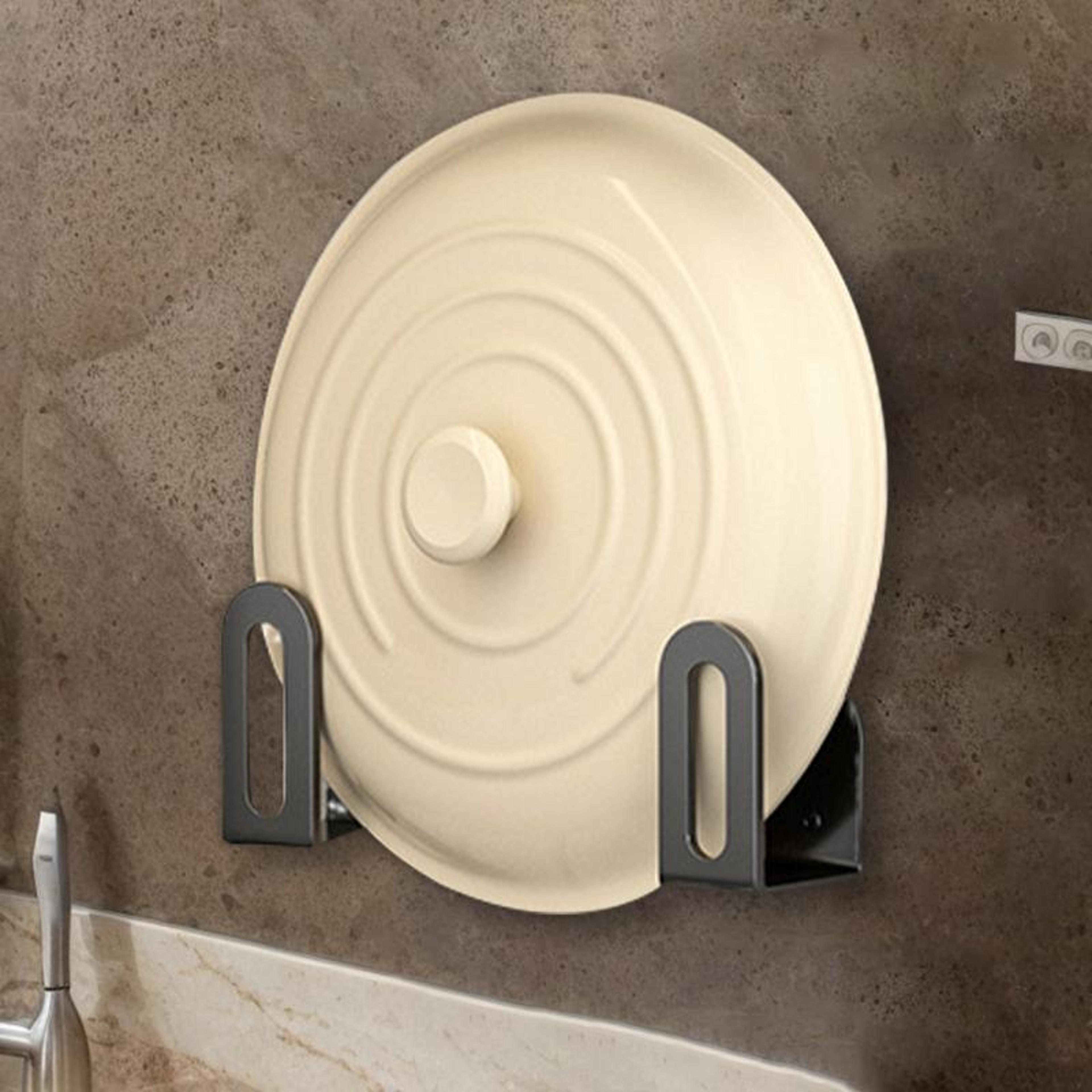 space saver pot lid holder & cabinet storage rack