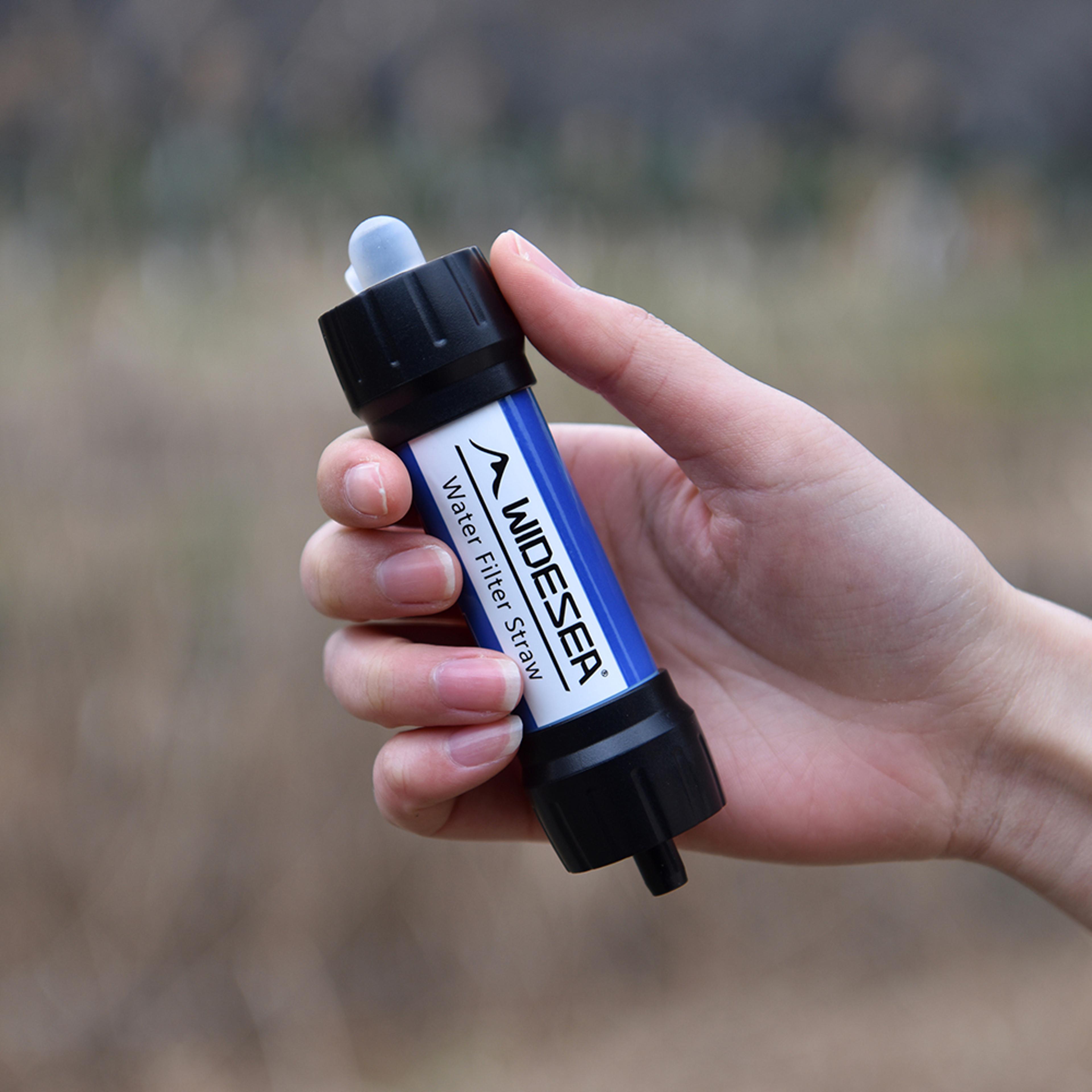 advanced portable camping water filter straw with micron ultrafine purification