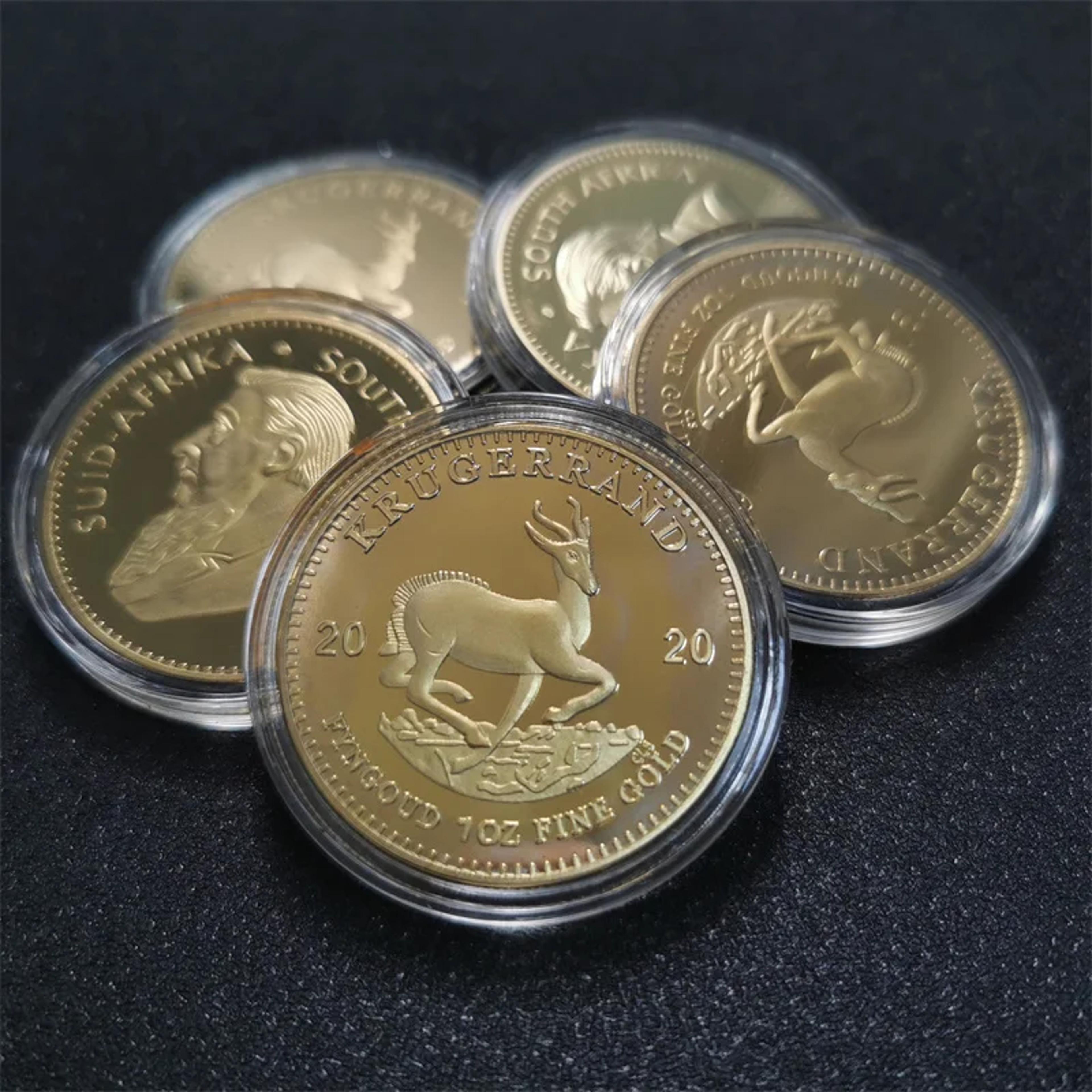 premium paul kruger krugerrand gold coin replica collectible gold coin collectible decor