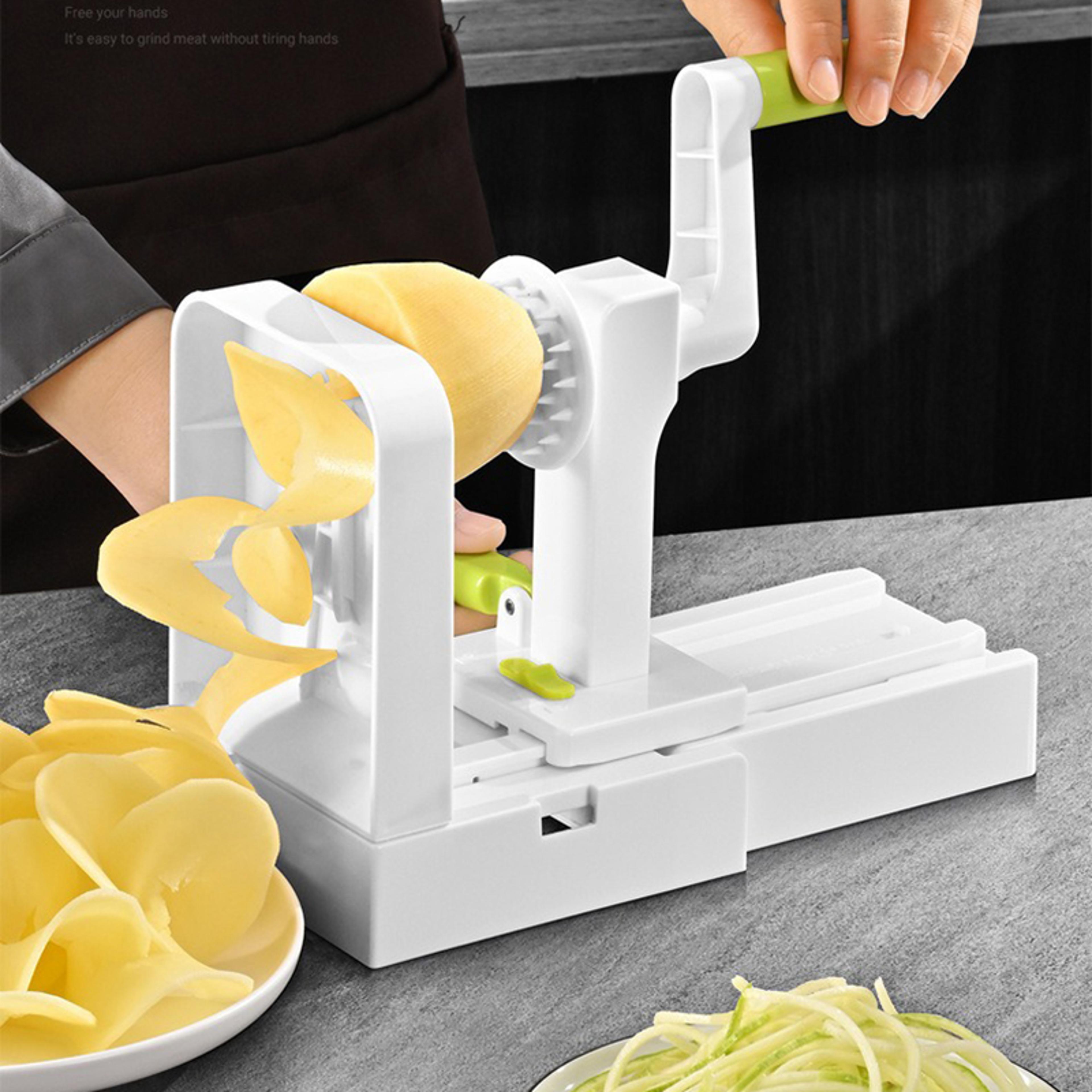 high speed spiral vegetable slicer & noodle maker for healthy cooking