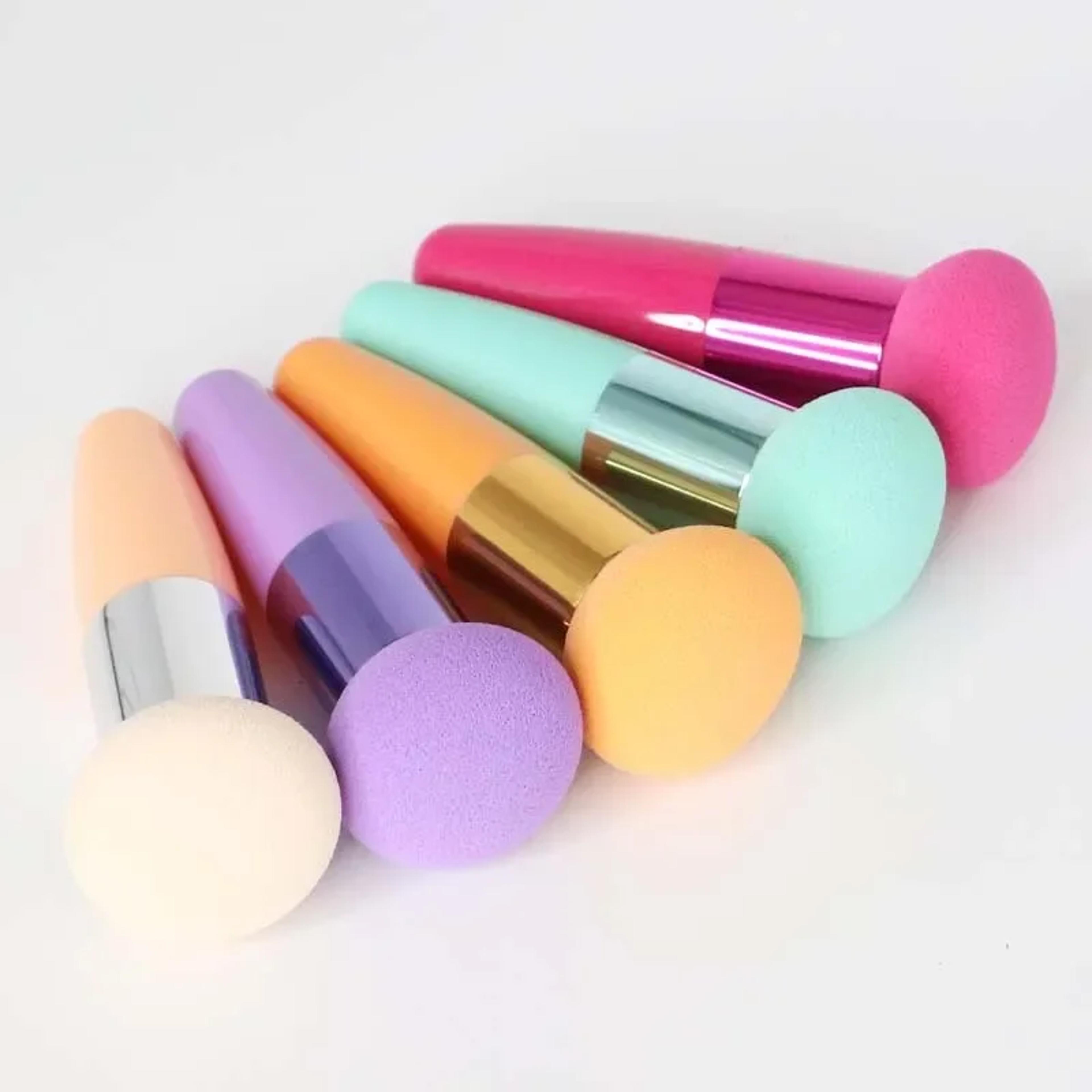 mushroom head makeup sponge brush for flawless foundation blending