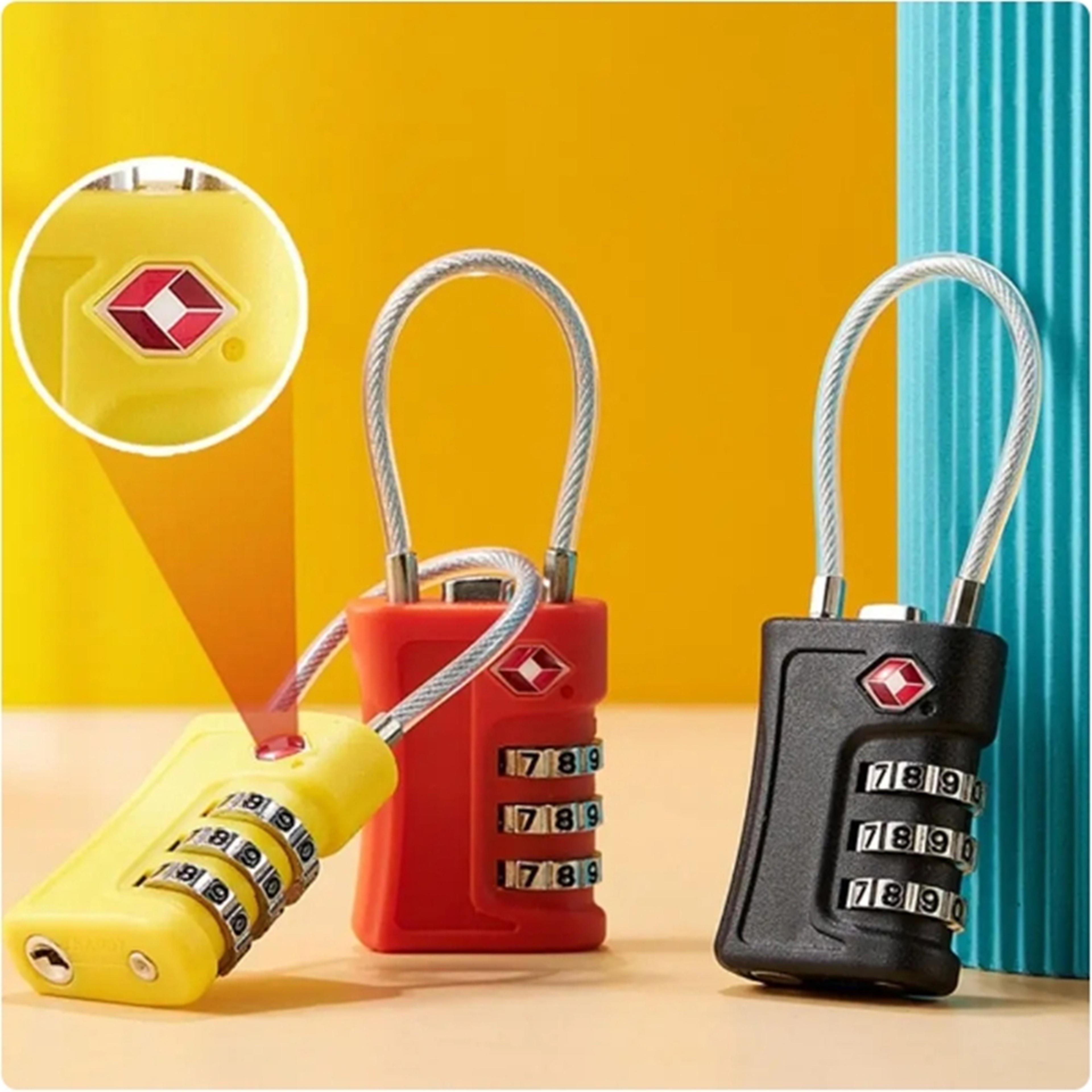 premium tsa travel lock with digit combination durable zinc alloy luggage lock