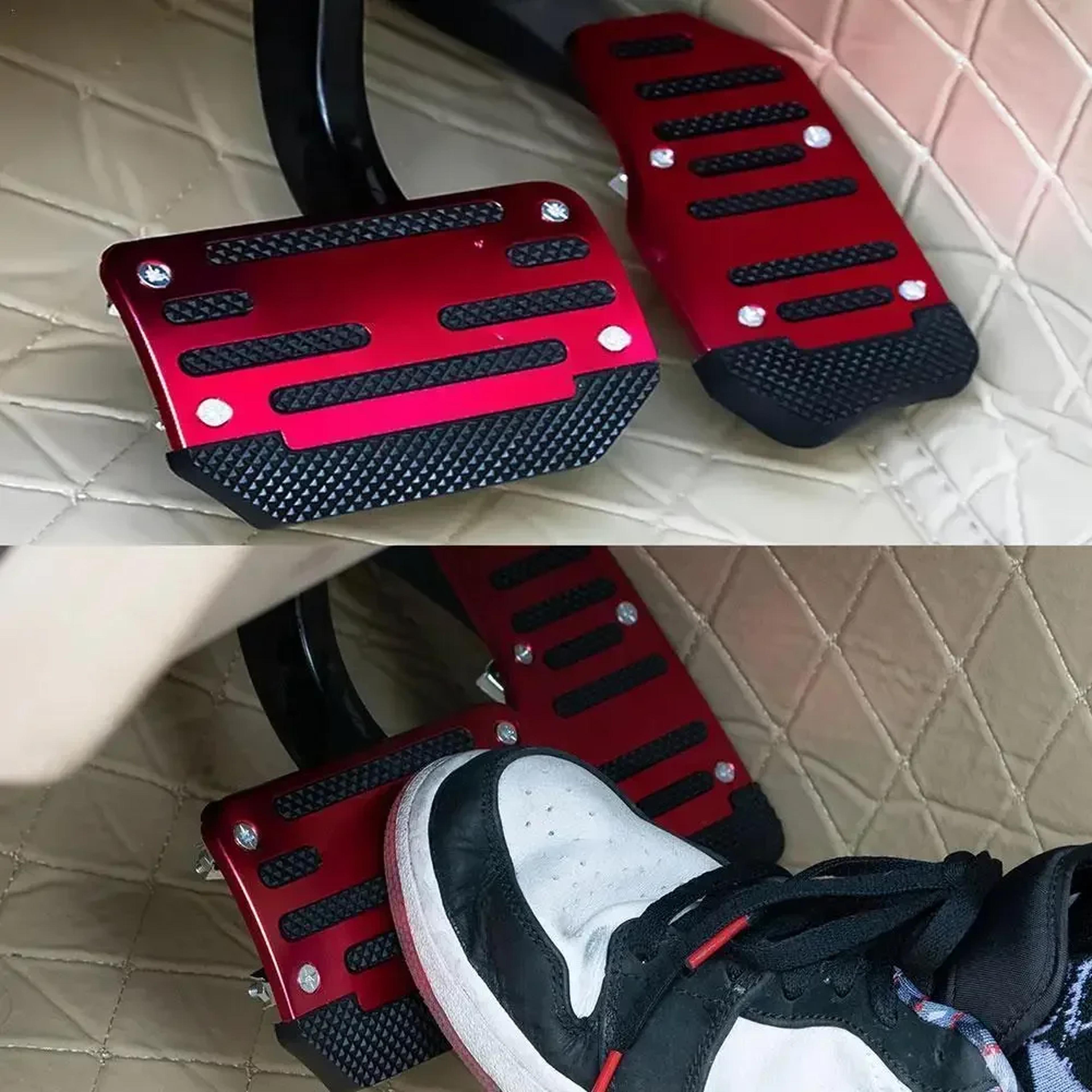aluminum car pedal covers set universal automatic manual pedal kit