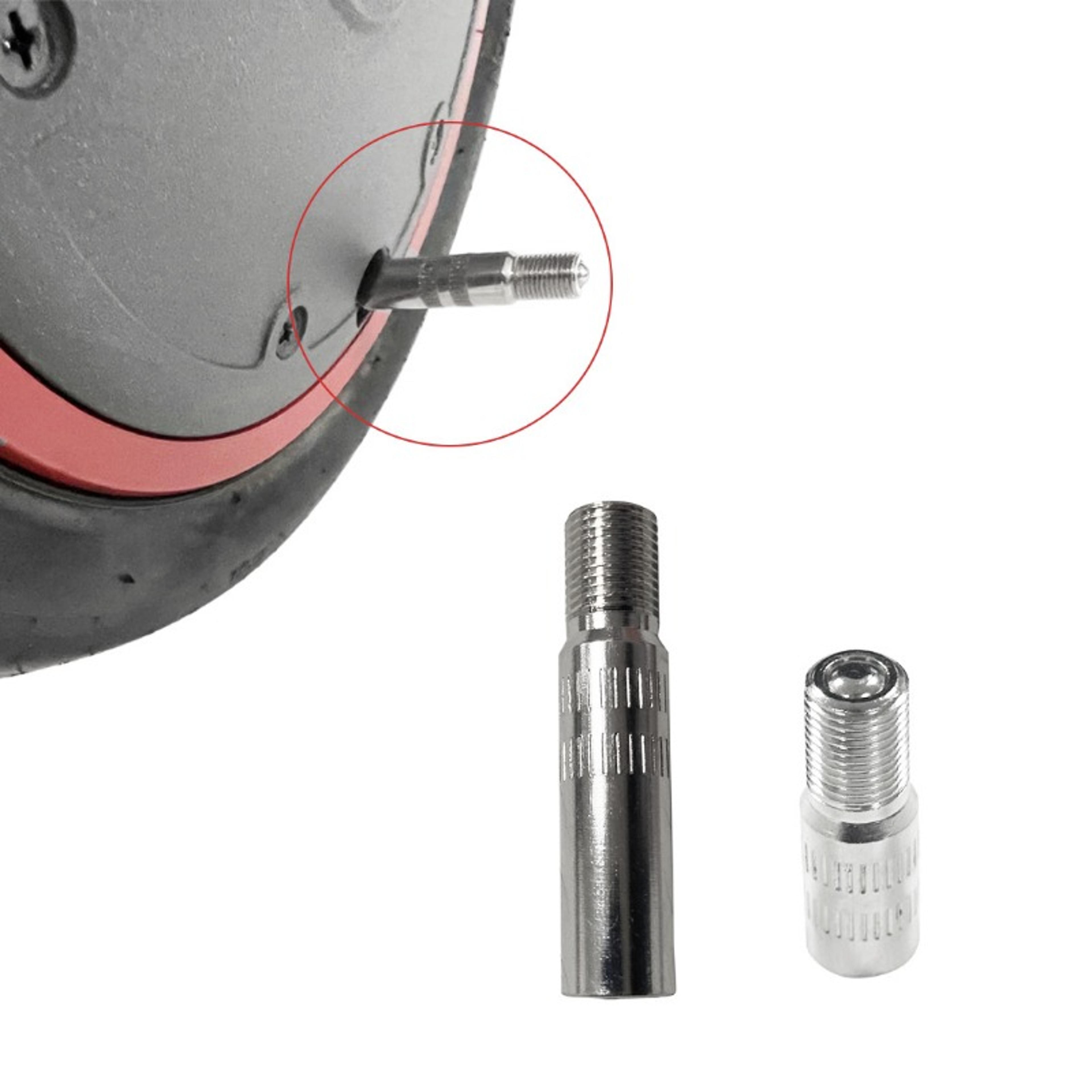xiaomi tire adapter metal valve extension for easy scooter inflation