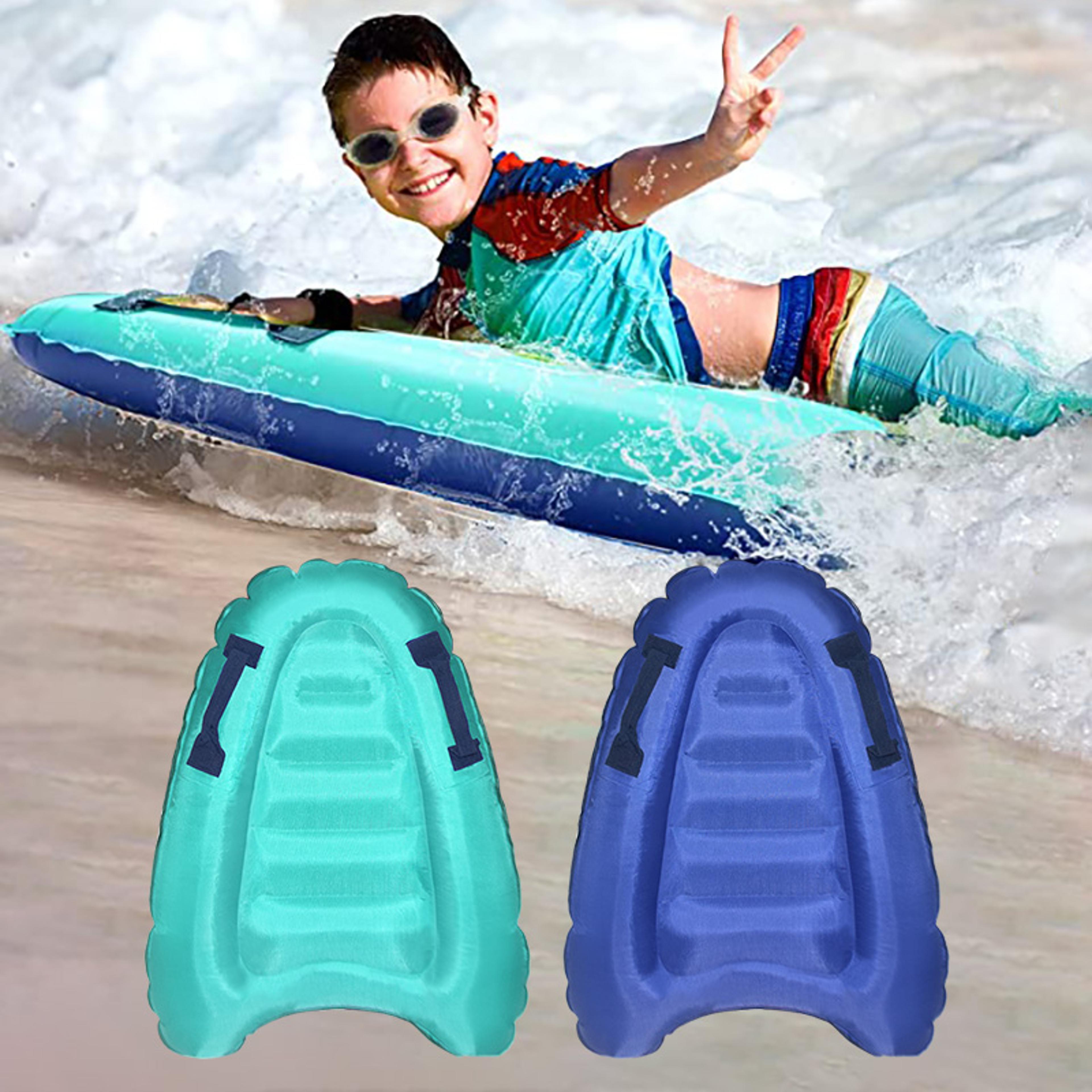 inflatable surfboard float with handle durable inflatable surfboard for beach fun & water relaxation