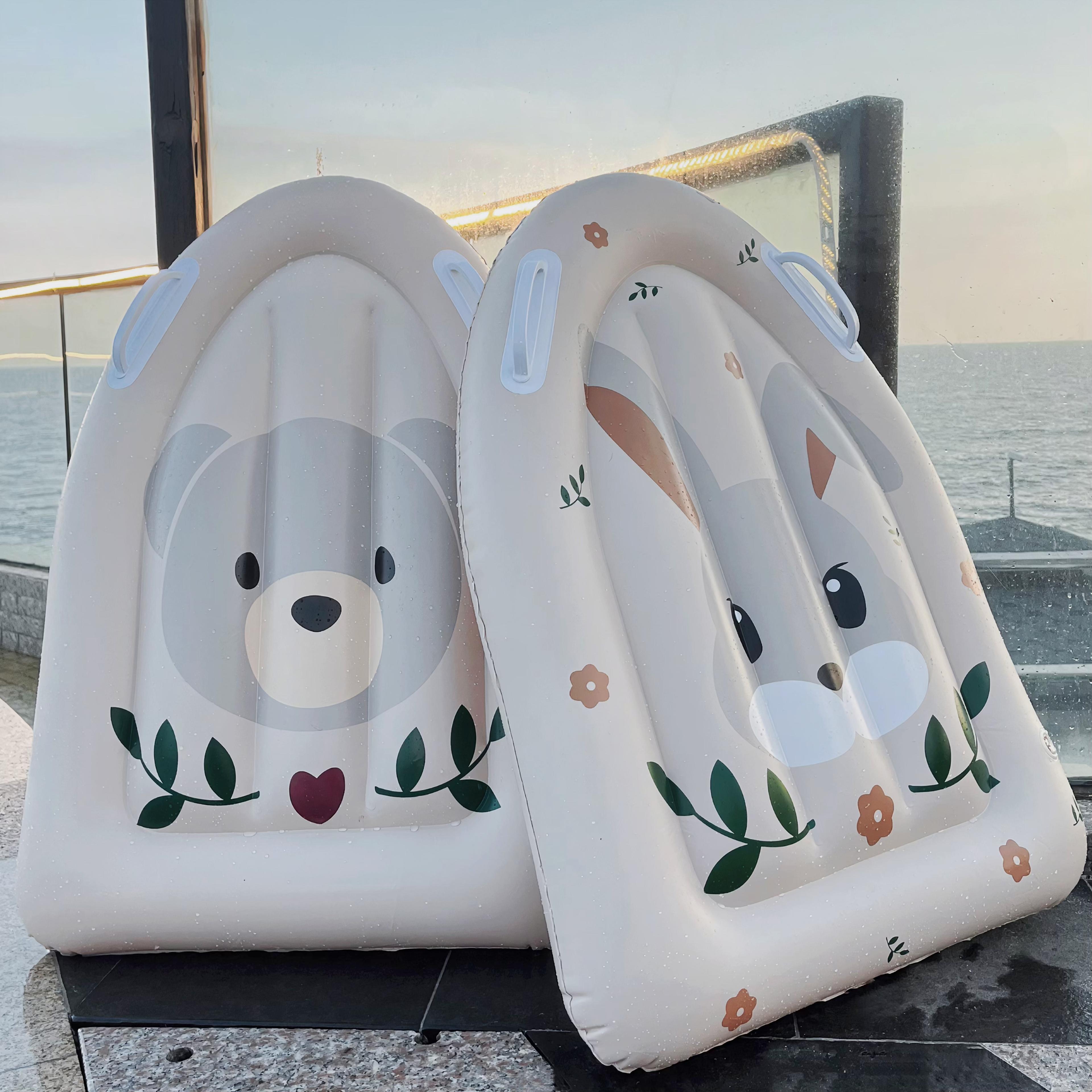 kids inflatable body board swim float for pool & water slides