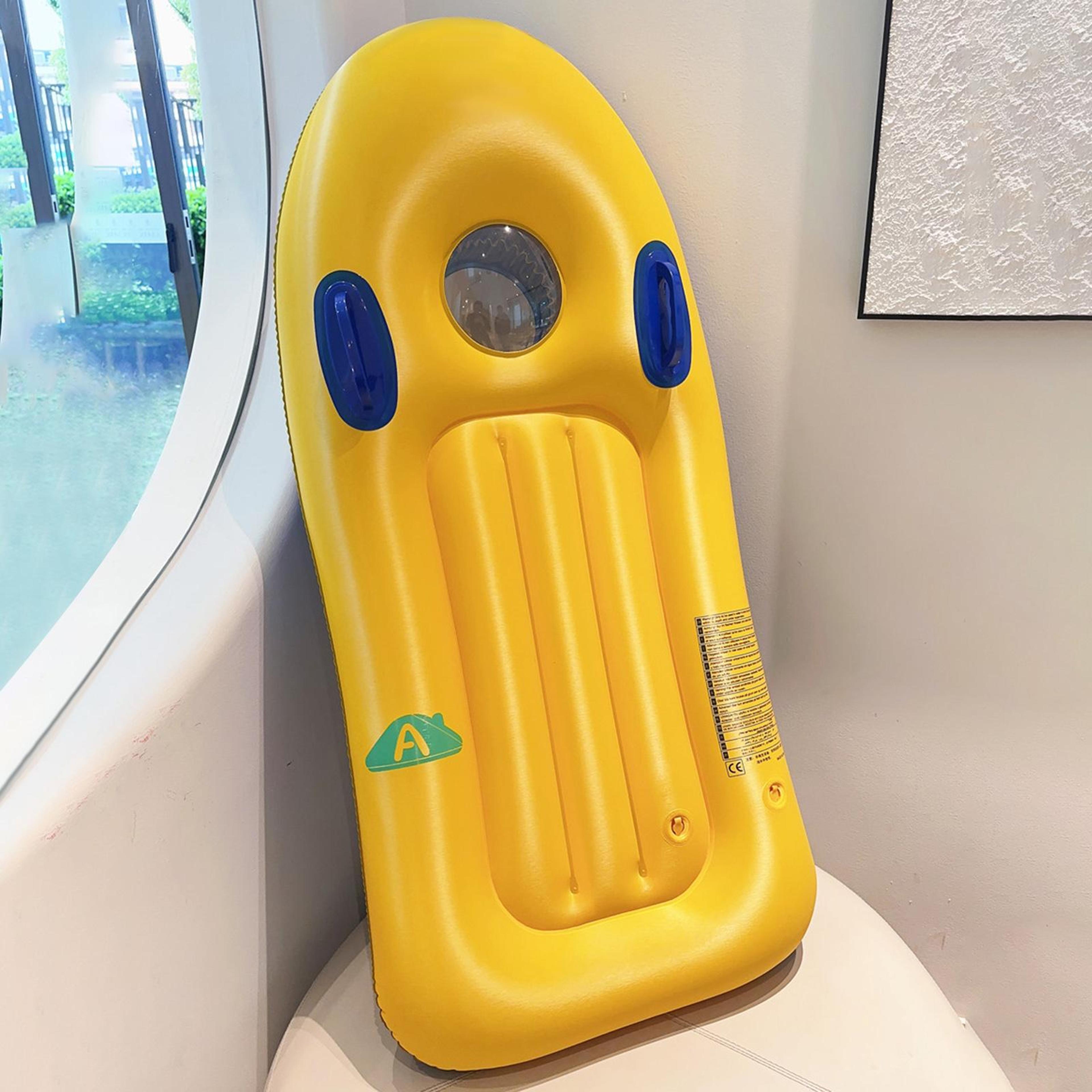 inflatable swim kickboard bodyboard for kids & adults pool surf trainer