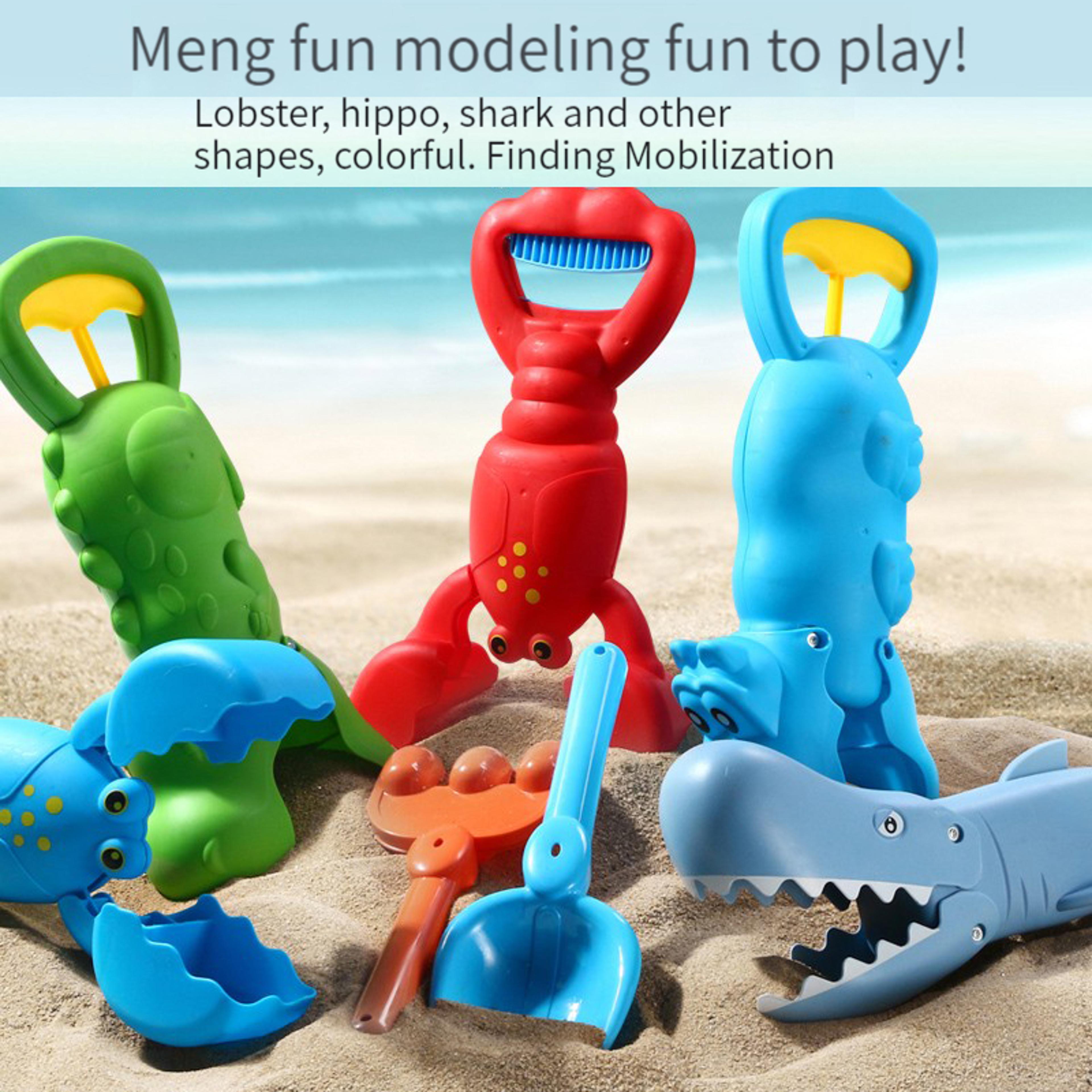 kids lobster claw catcher bath toy set interactive baby bath toys for water & sand play