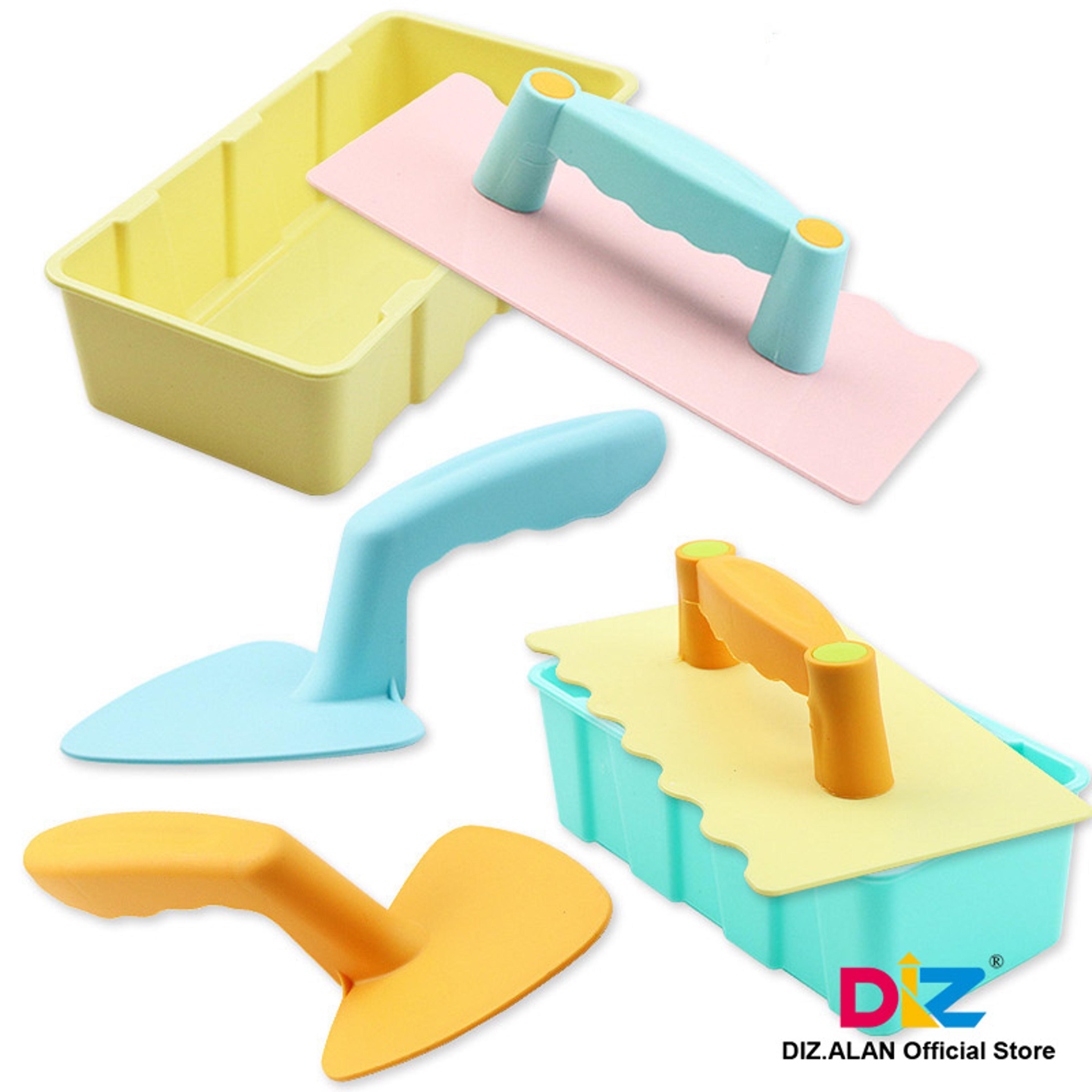 kids beach & snow play set sand mold kit for outdoor garden fun