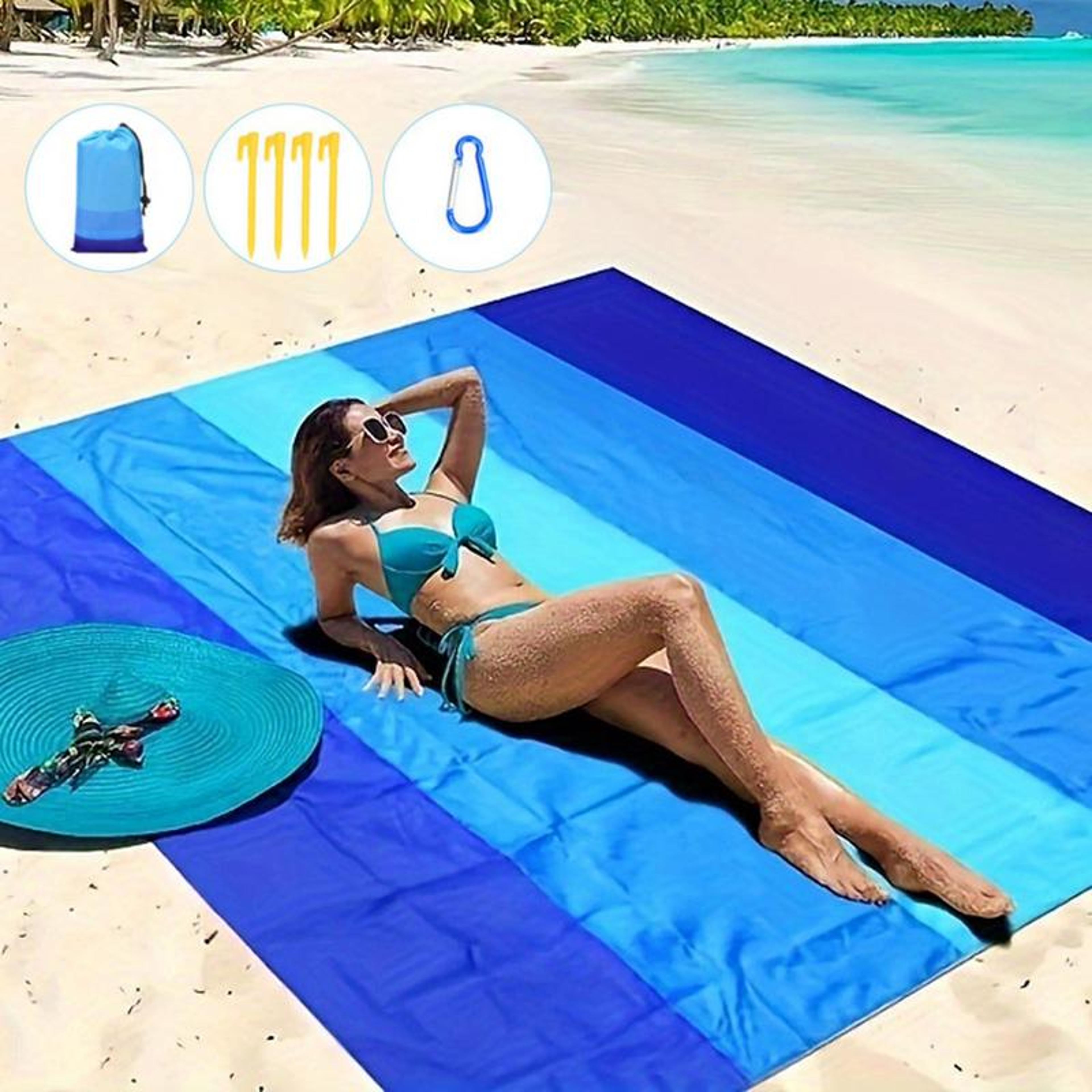 oversized sandproof beach blanket waterproof quick dry outdoor picnic mat