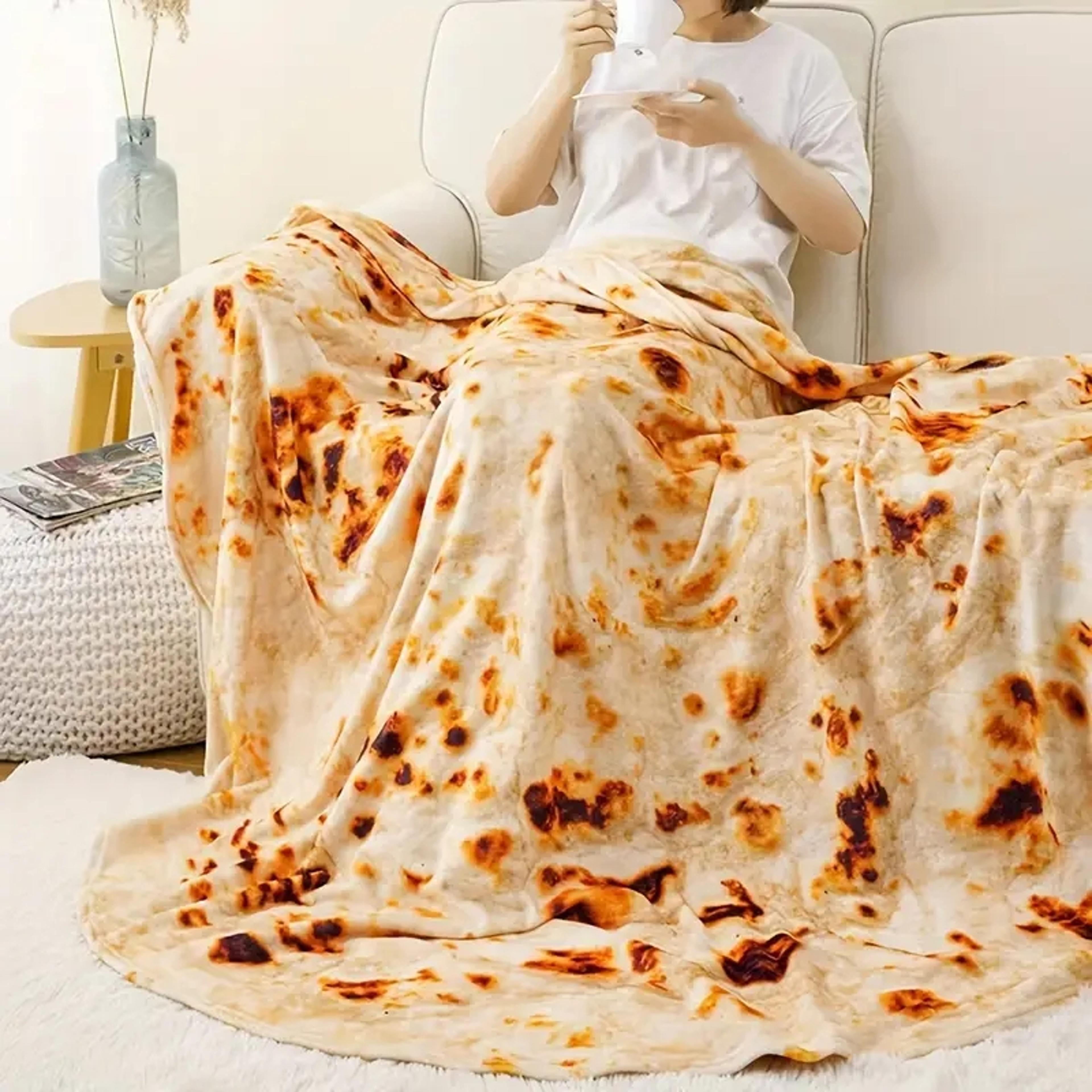 pizza pattern flannel blanket cozy soft throw blanket for couch bed warm plush comfort