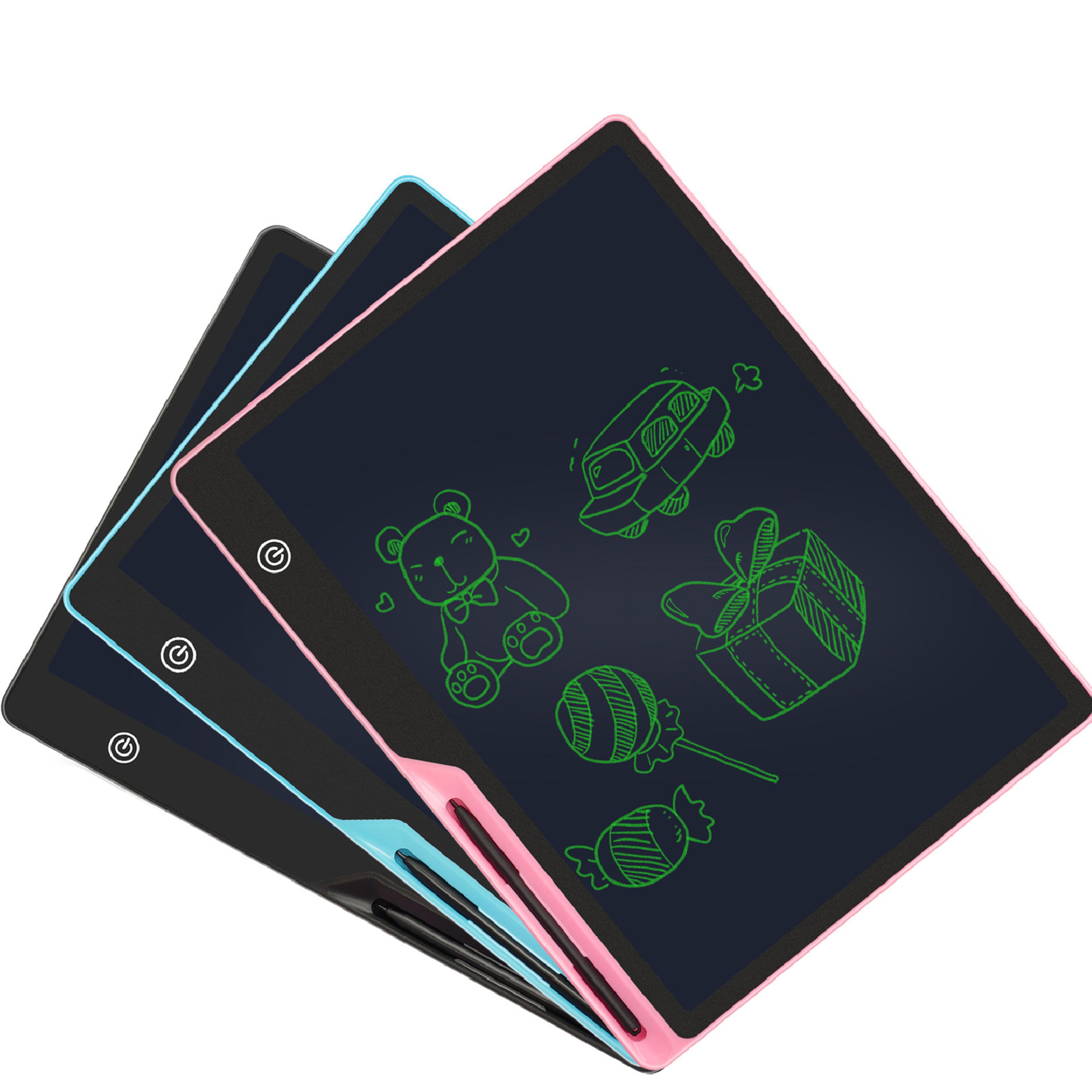 inch lcd writing tablet rechargeable drawing pad for kids and adults